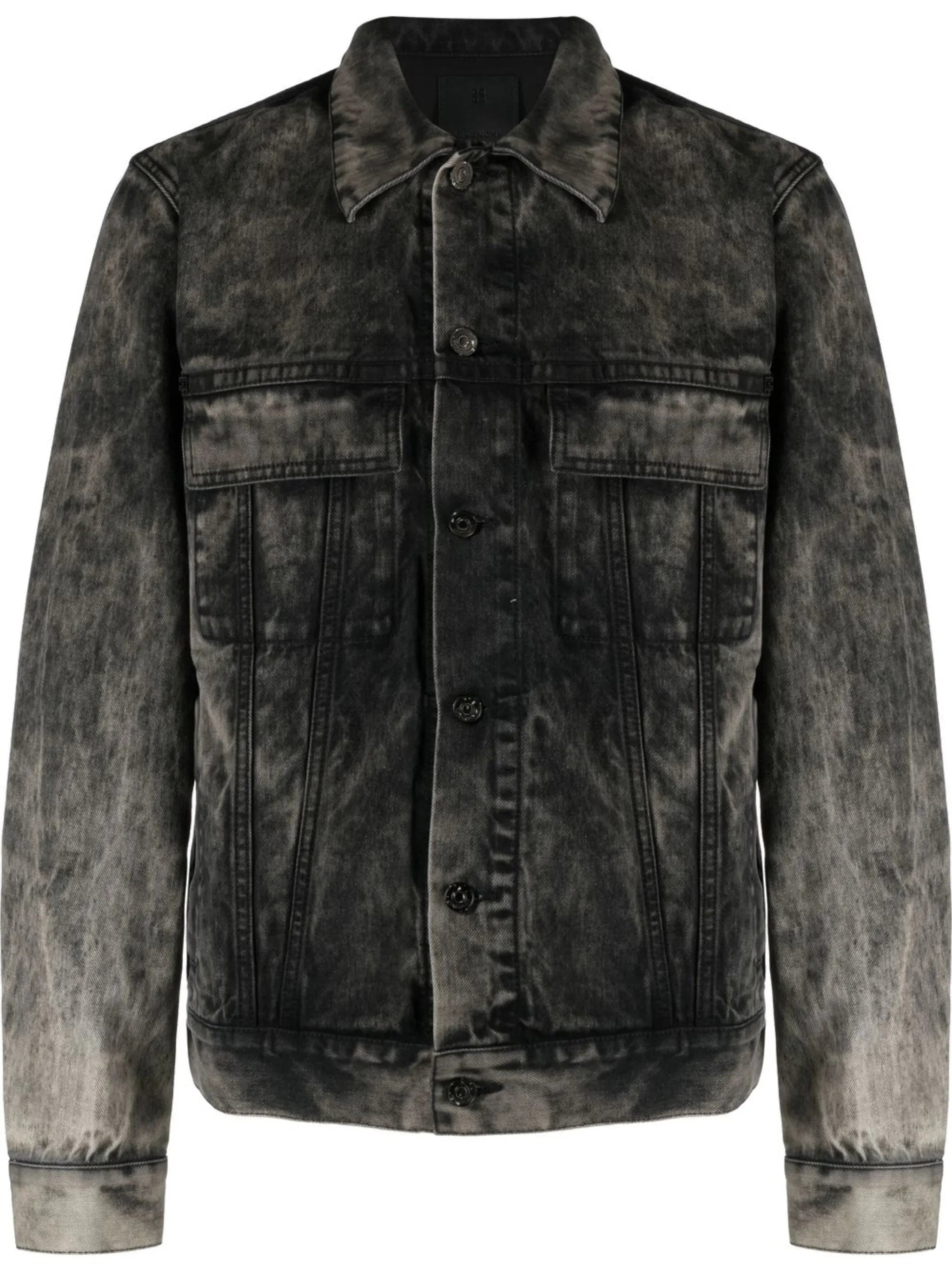 distressed denim jacket