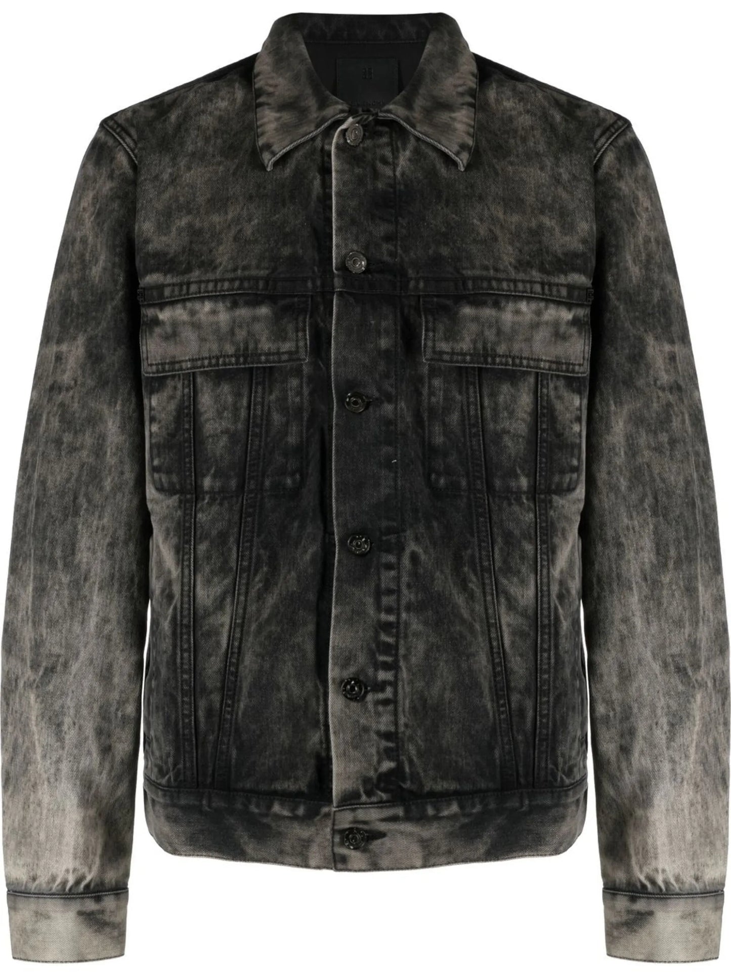 distressed denim jacket