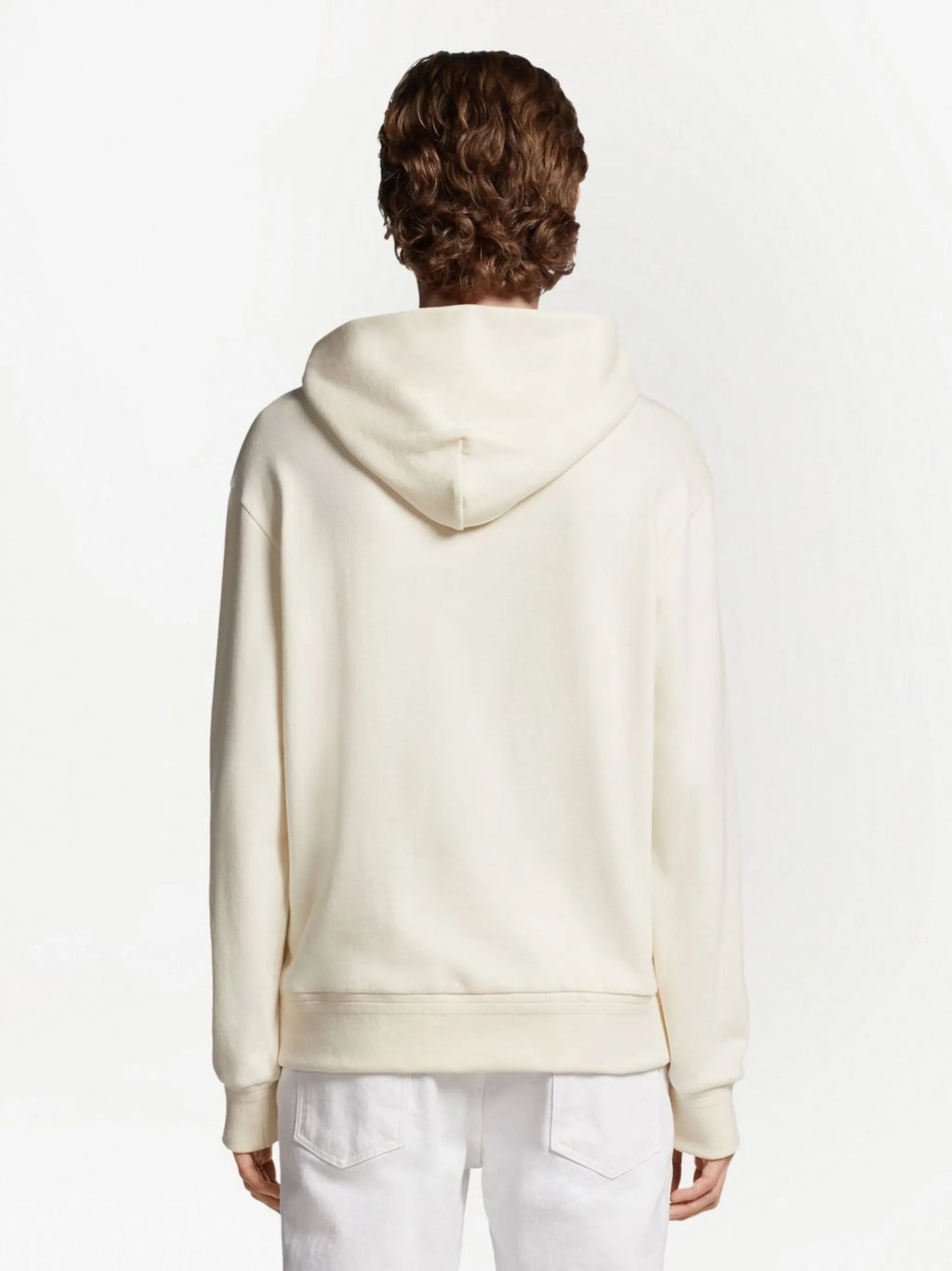 fine-knit cotton-cashmere hoodie