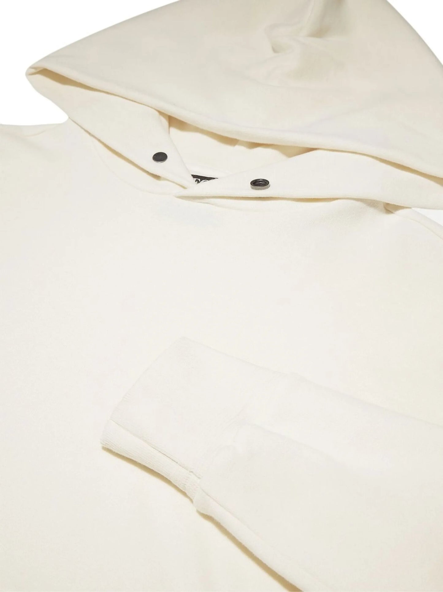 fine-knit cotton-cashmere hoodie