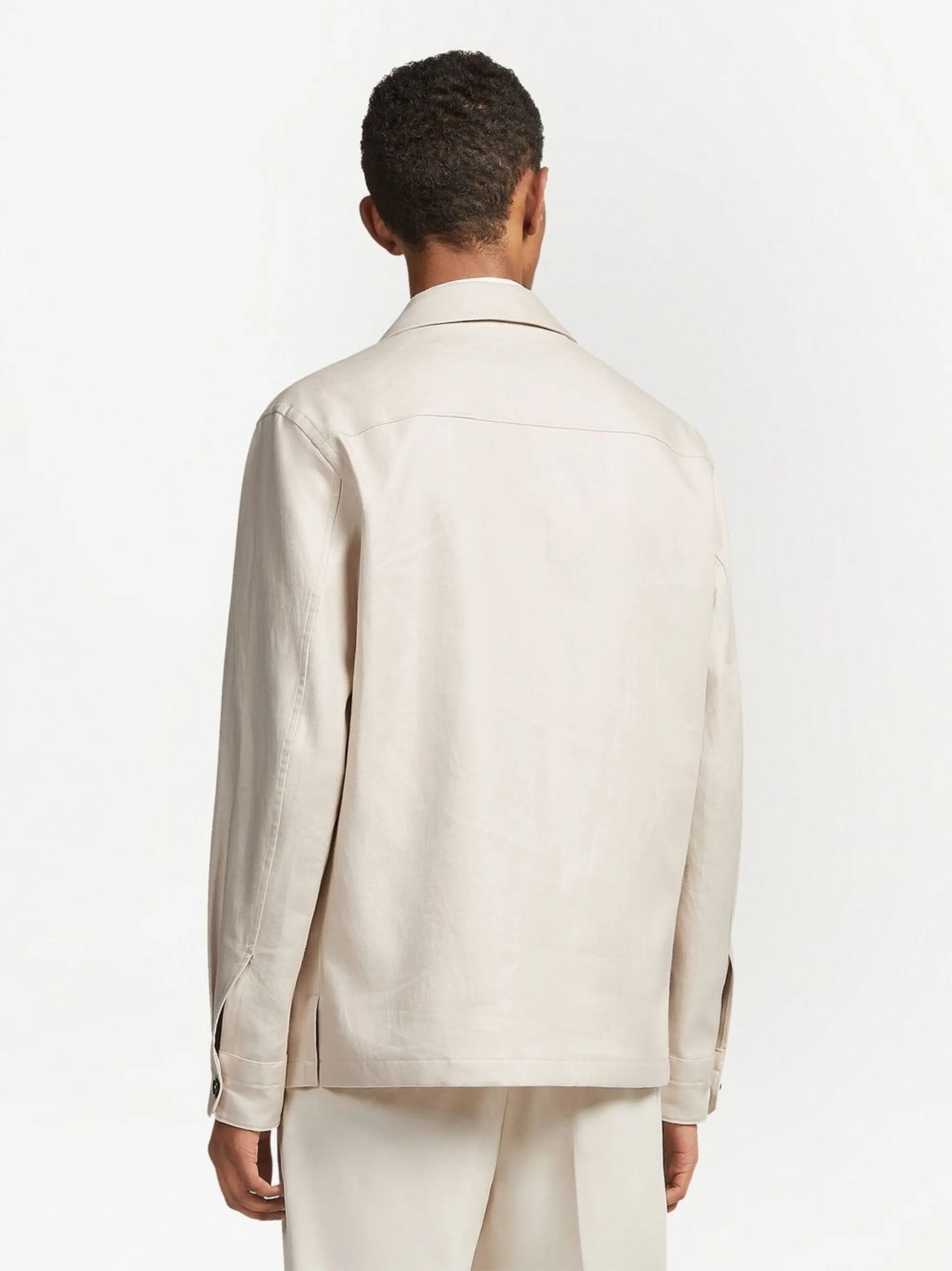 Pure Linen shirt jacket