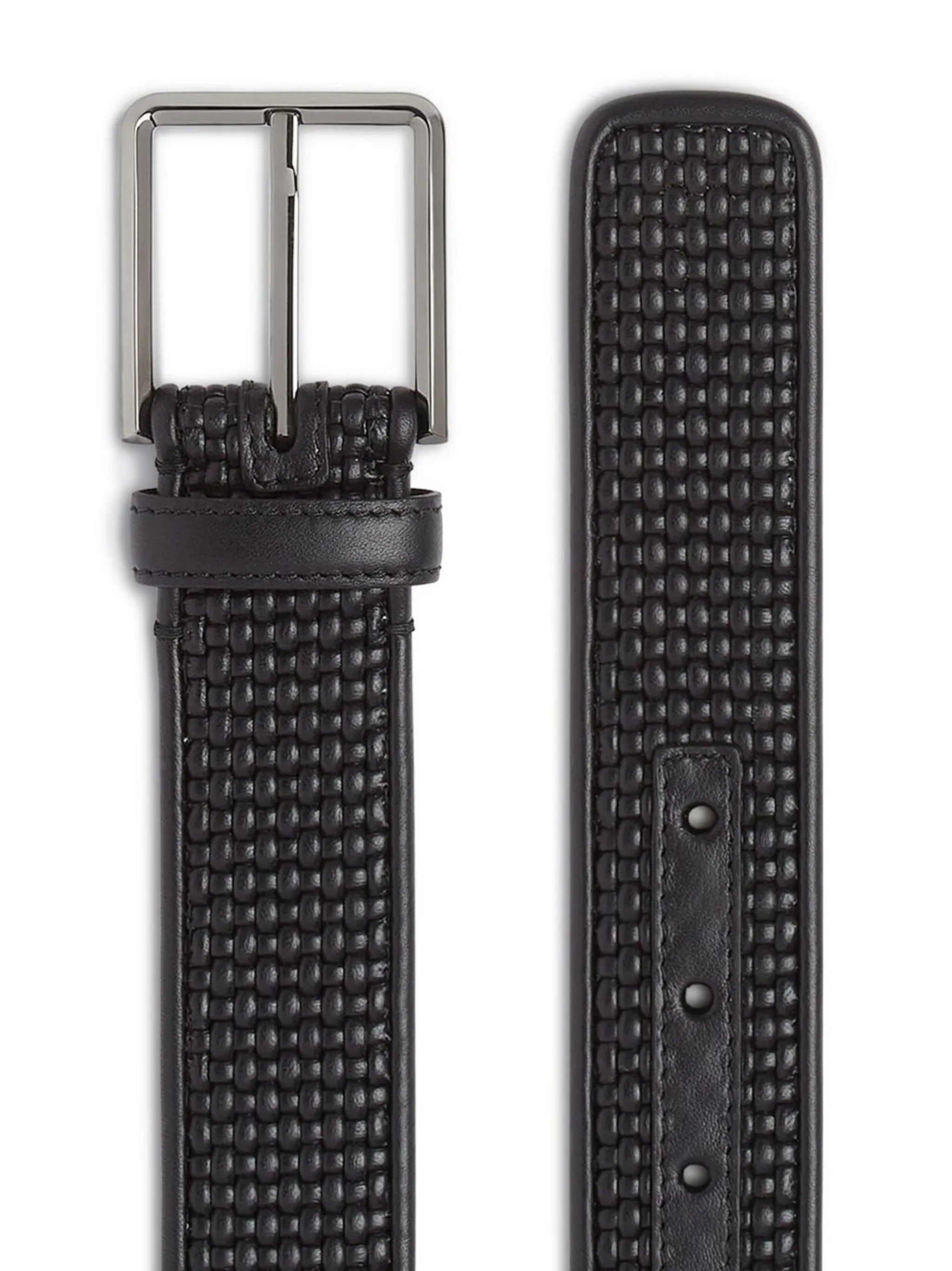 Pelletessuta leather belt