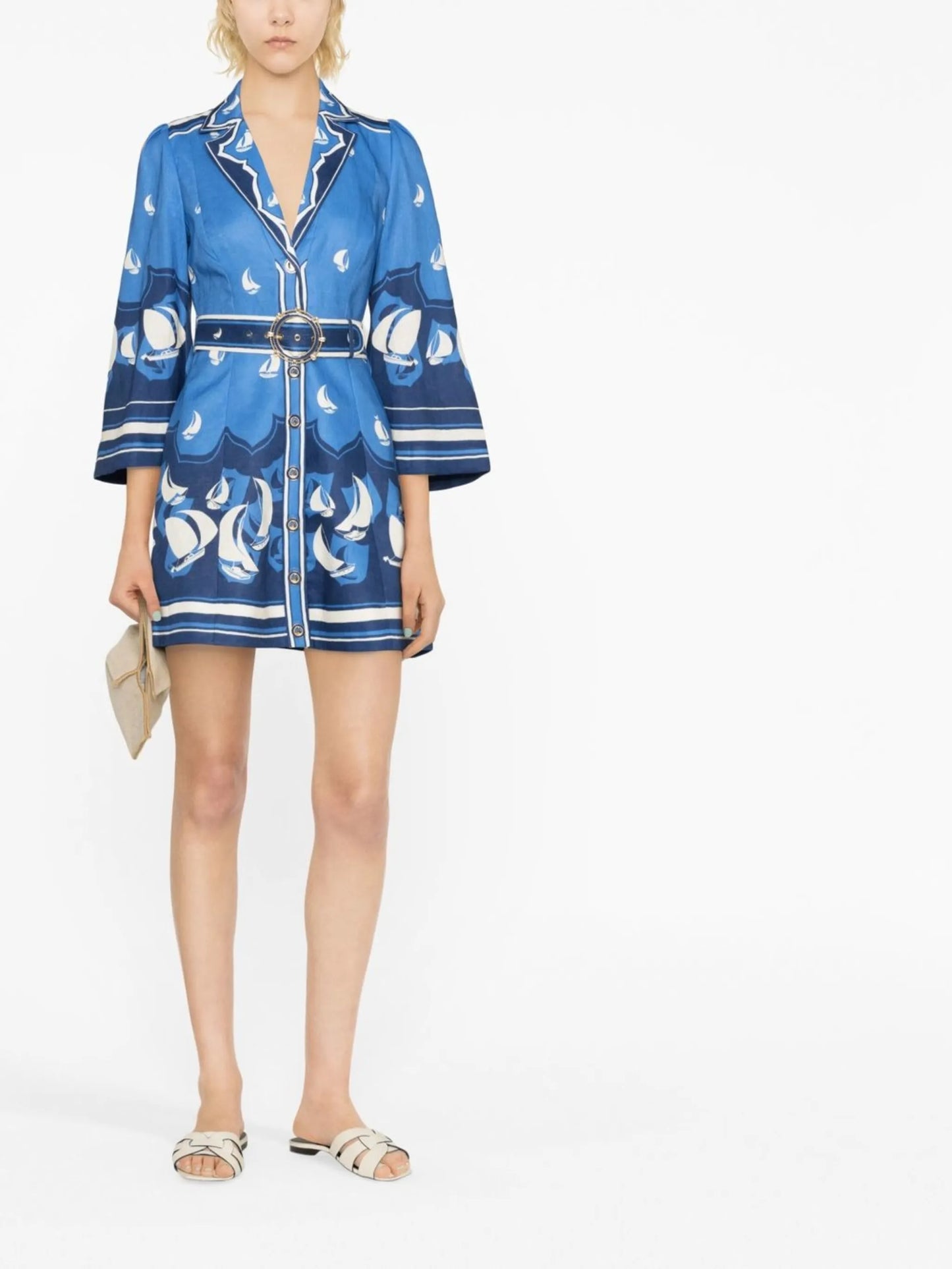 High Tide belted minidress