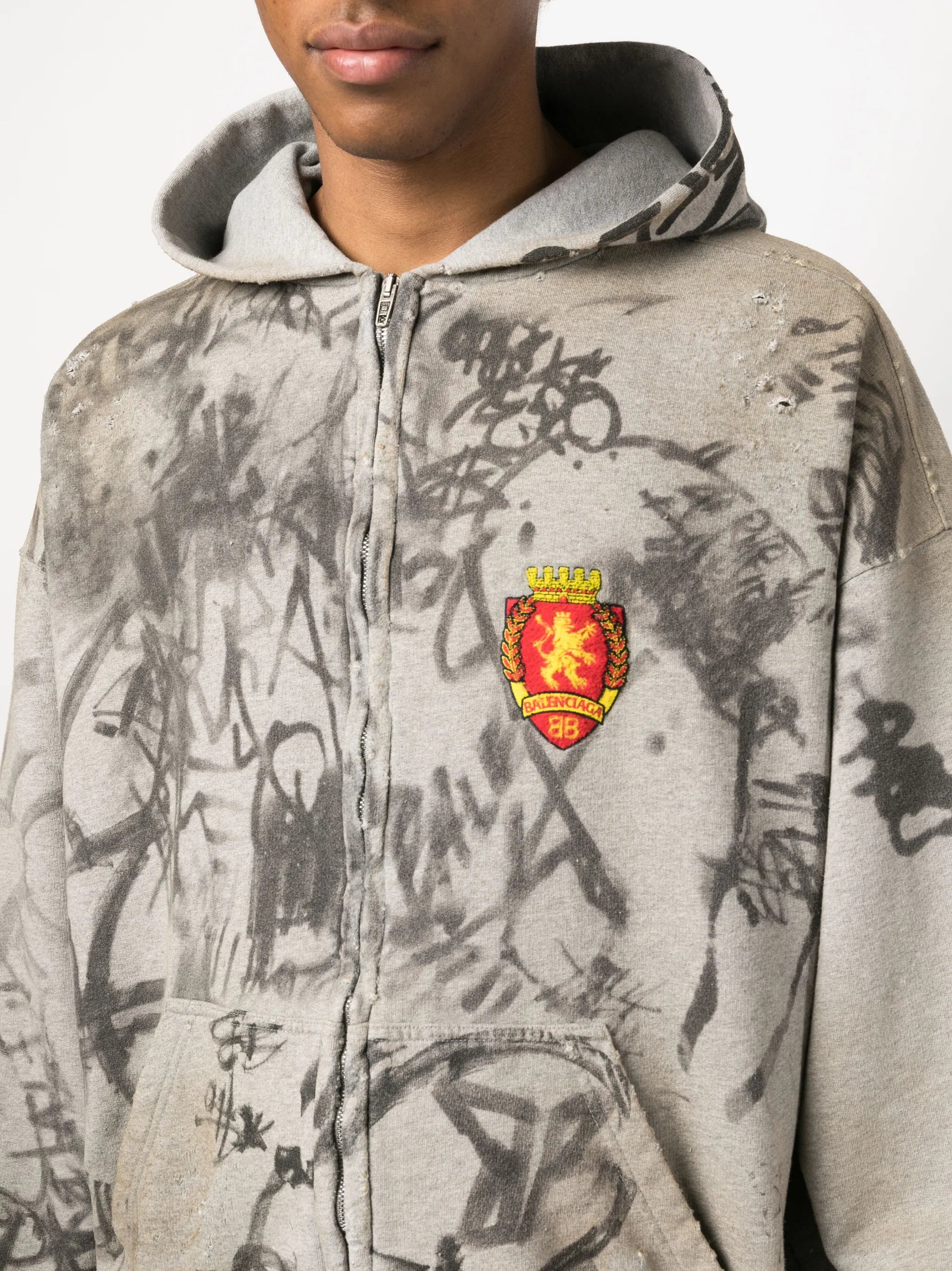 Skater tie-dye hoodie