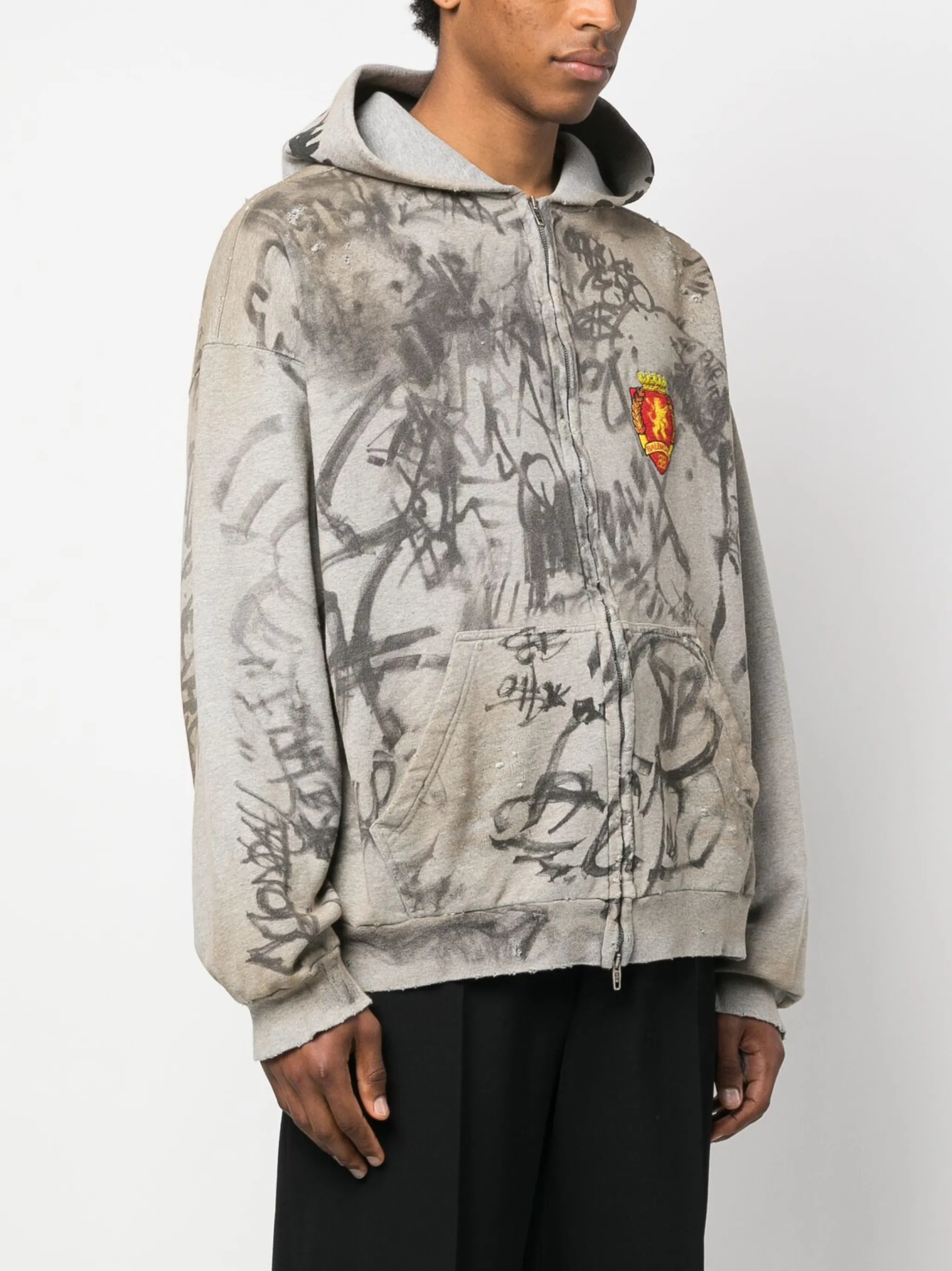 Skater tie-dye hoodie