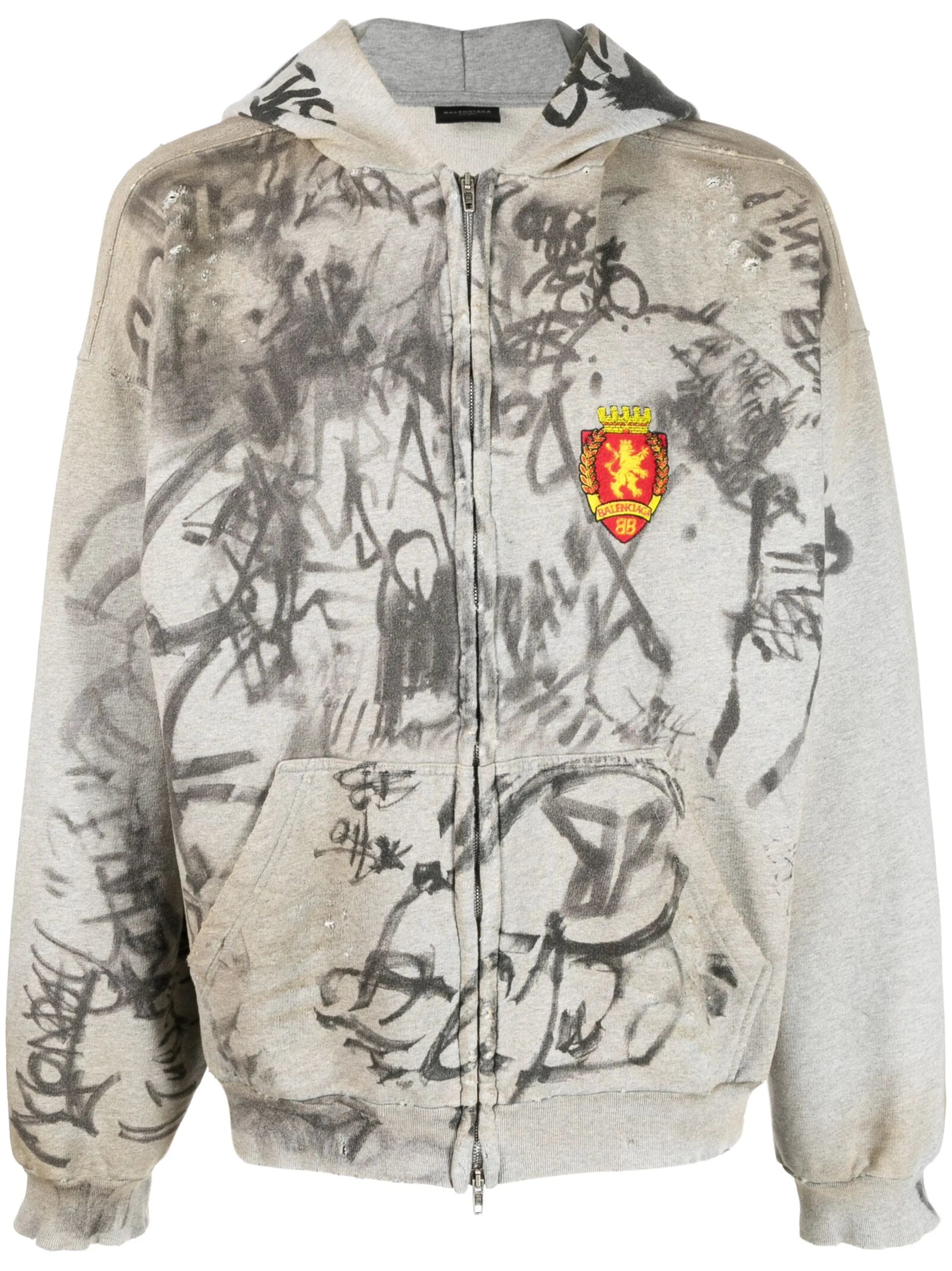 Skater tie-dye hoodie