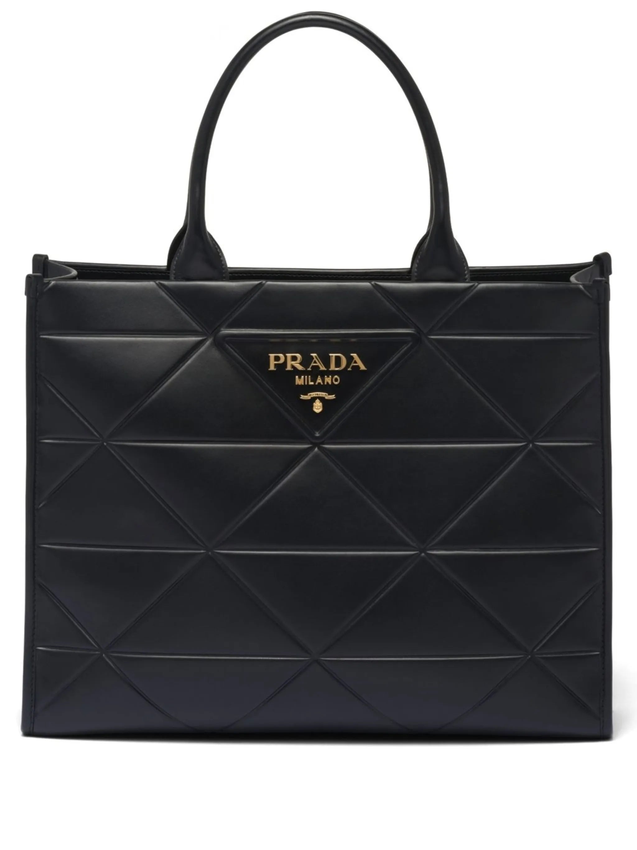 large Symbole leather tote bag