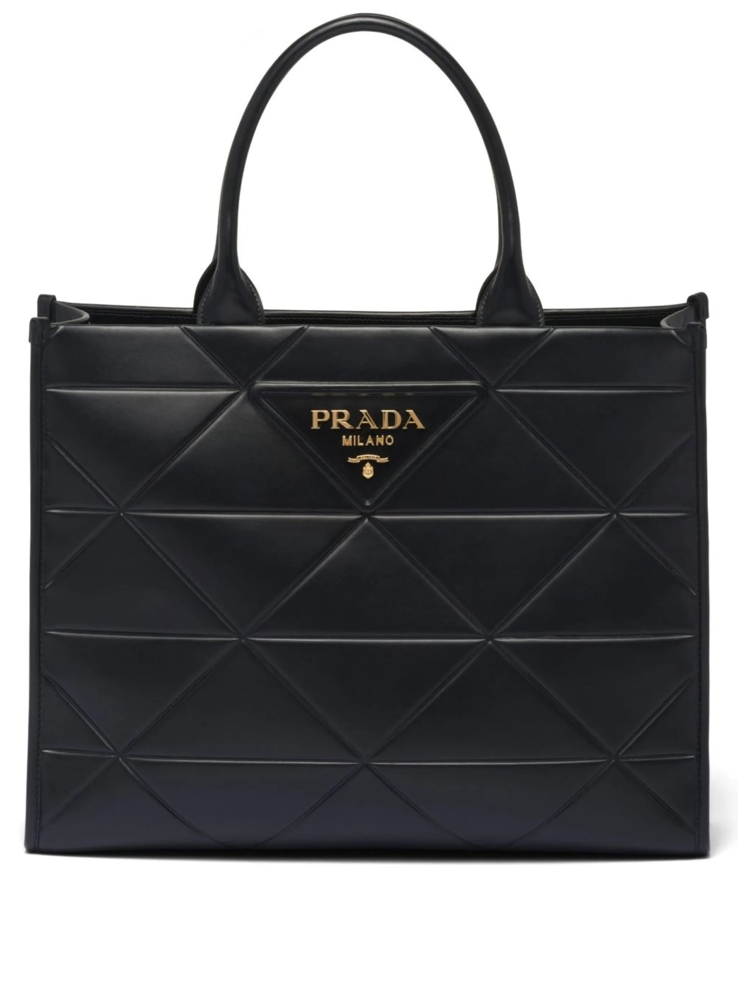 large Symbole leather tote bag