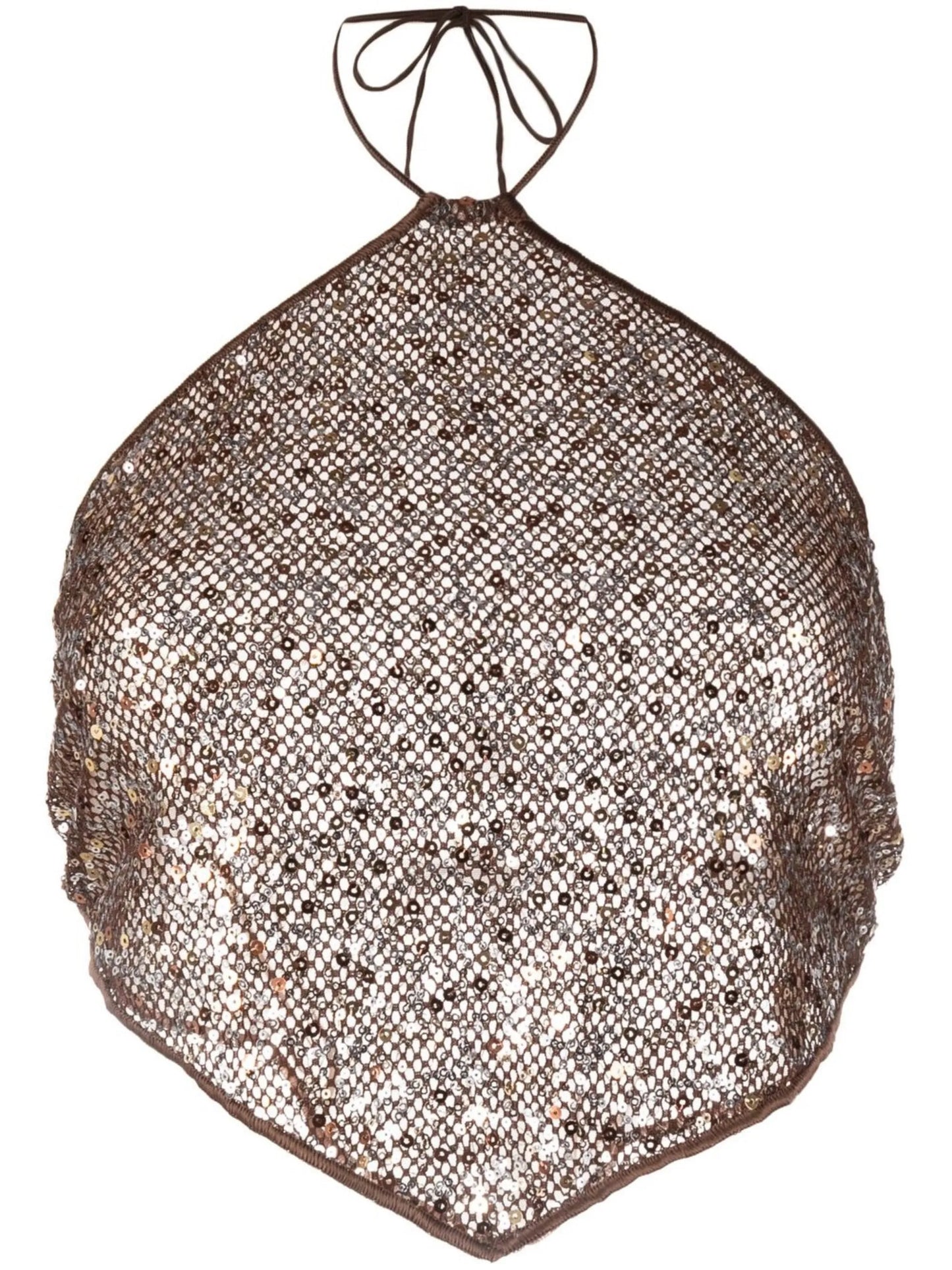 sequin crop top