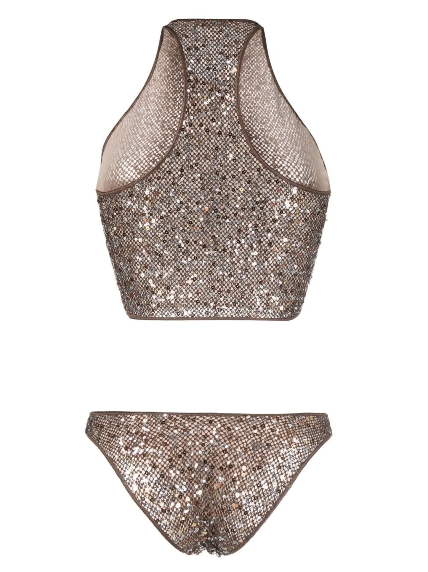 sequin-embellished bikini