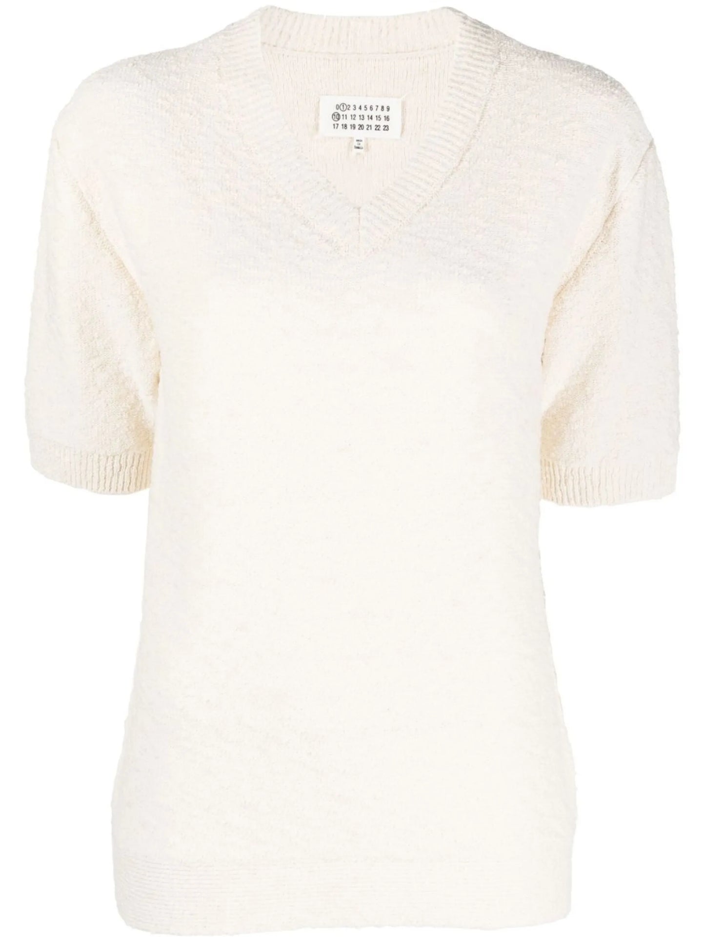 Nostalgic bouclé-knit jumper