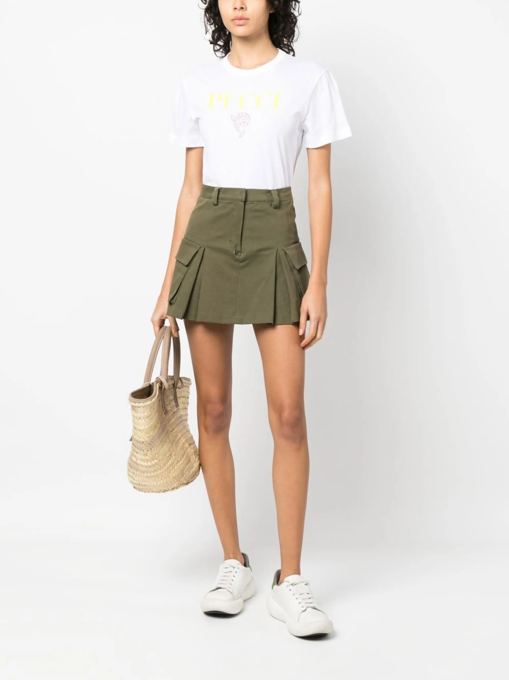logo-print cotton T-shirt