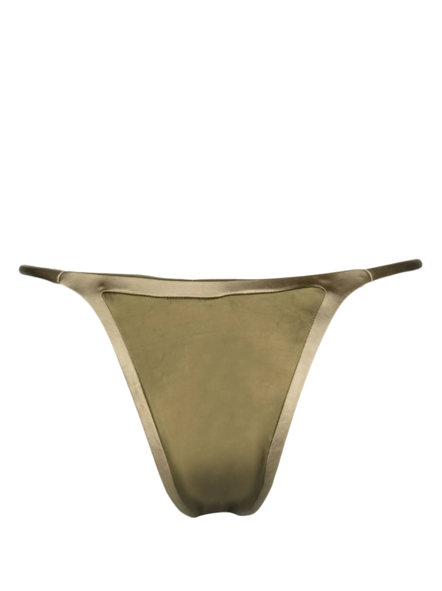 reversible satin-finish bikini bottoms