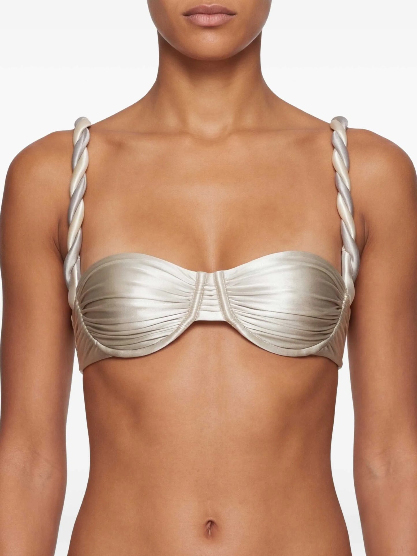 reversible chunky-rope bikini top