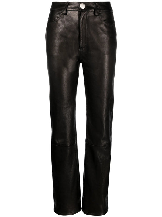 The Danielle leather trousers