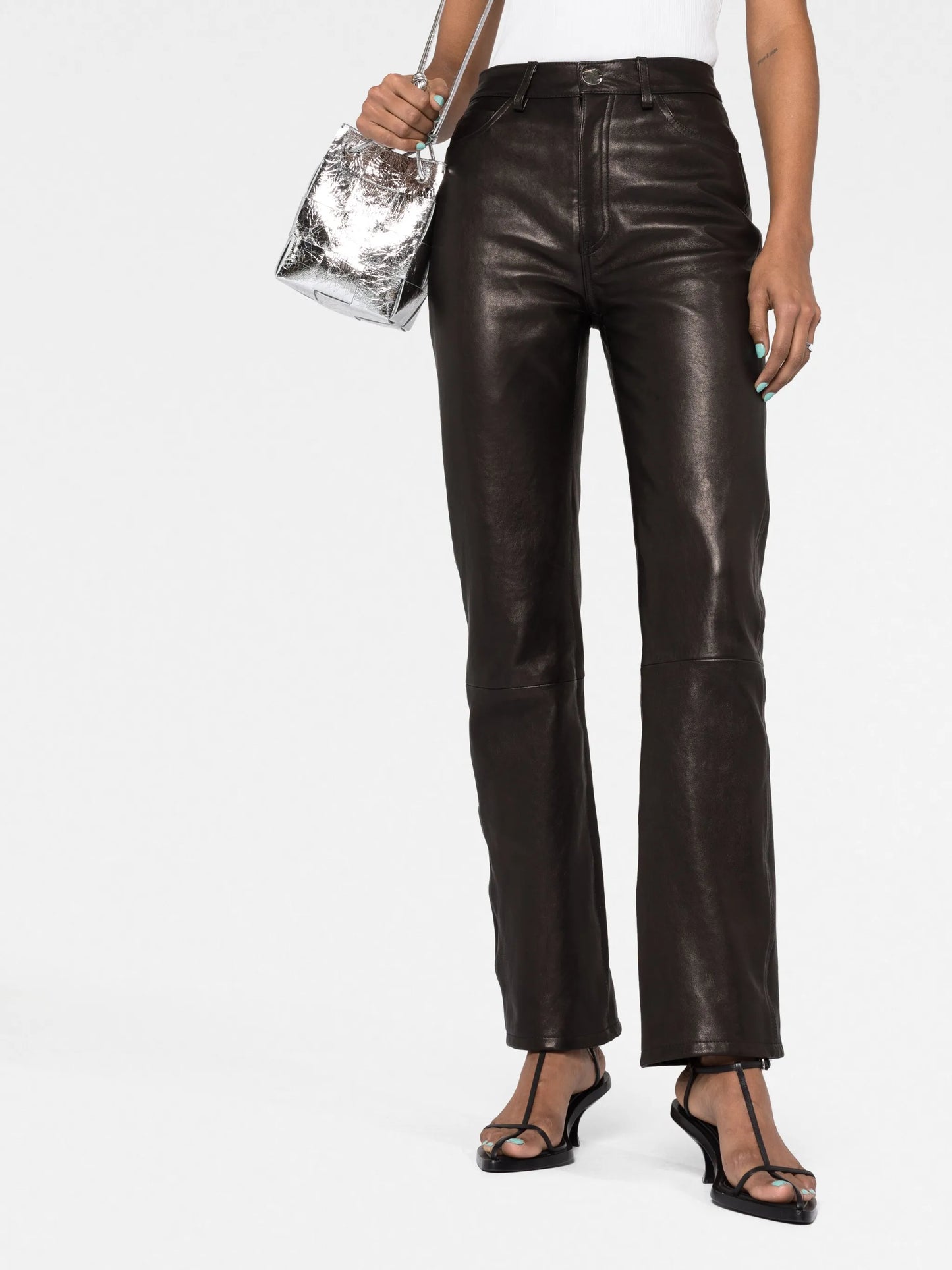 The Danielle leather trousers