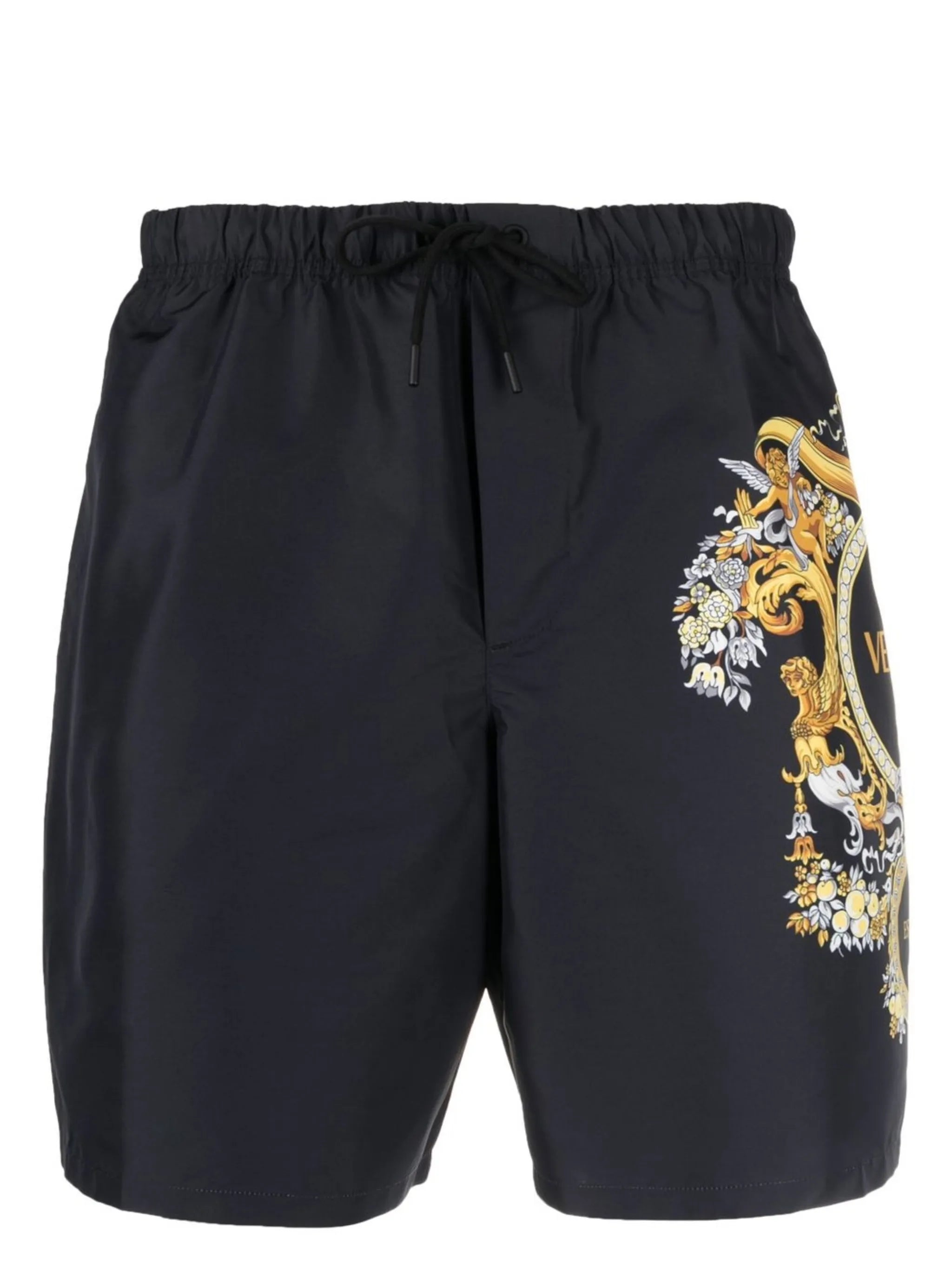logo-print swim shorts