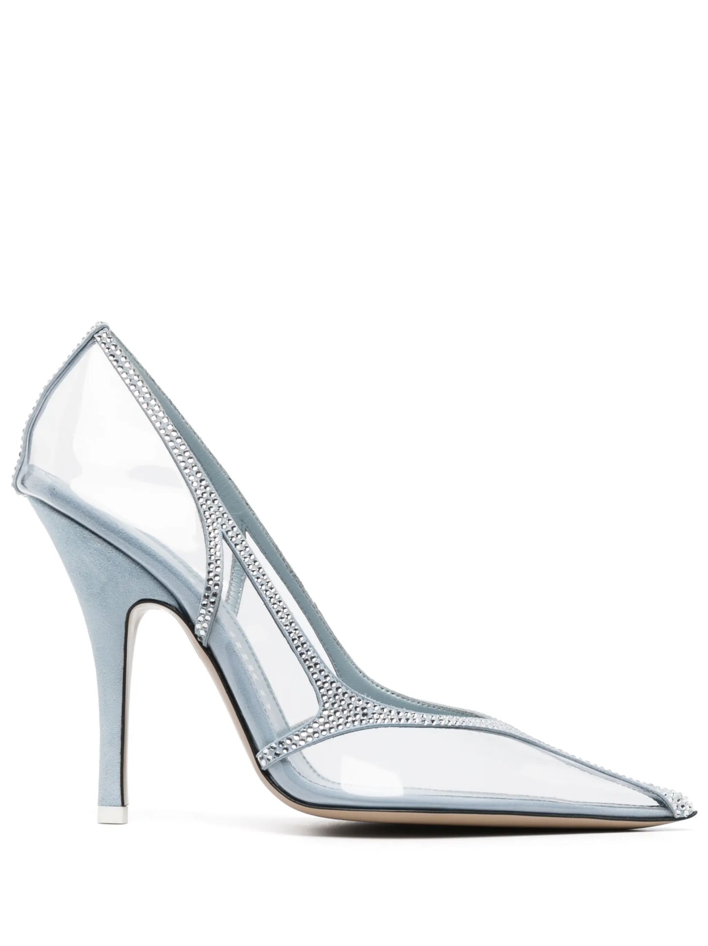 Venus 105mm transparent crystal pumps