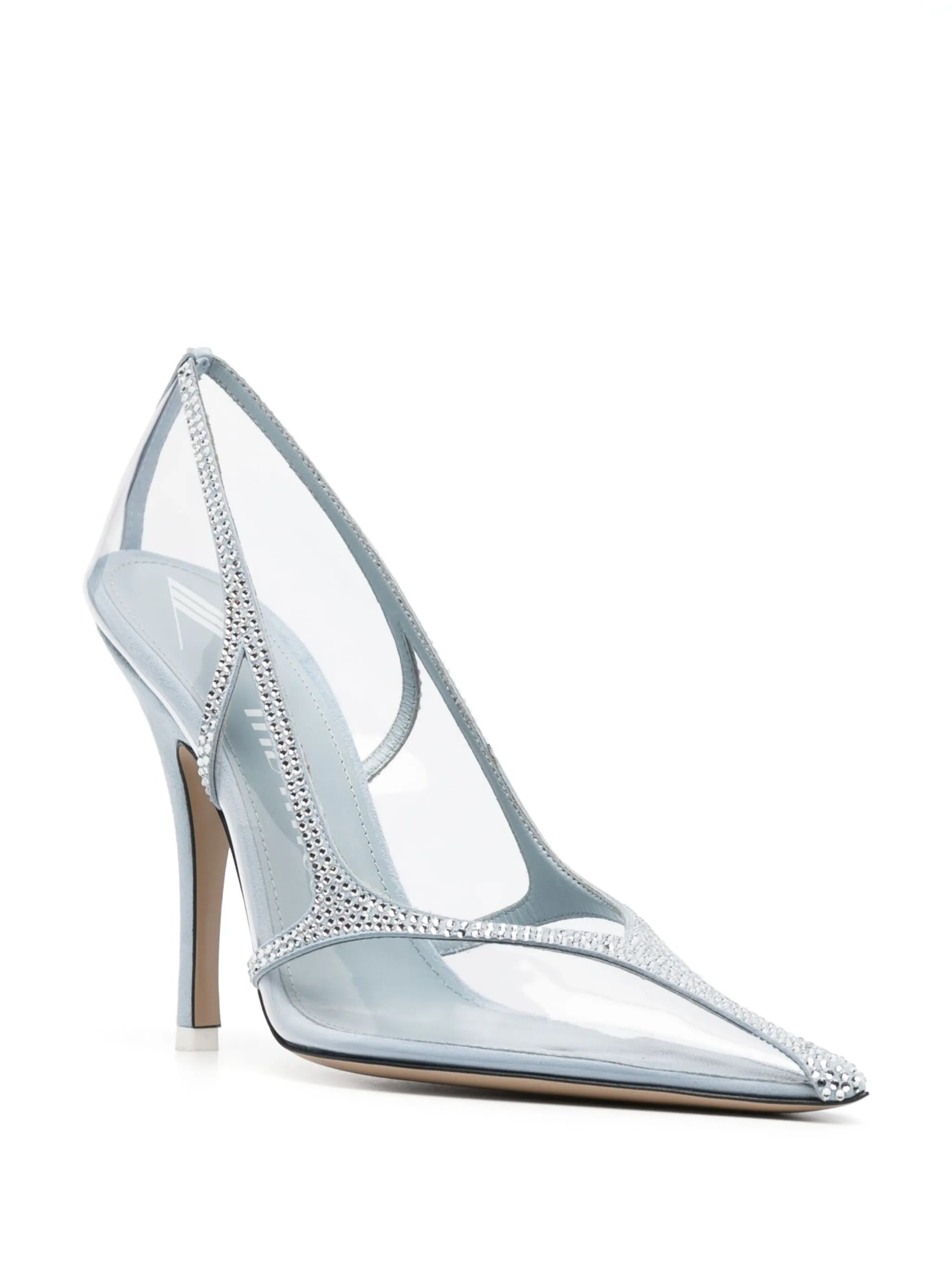 Venus 105mm transparent crystal pumps