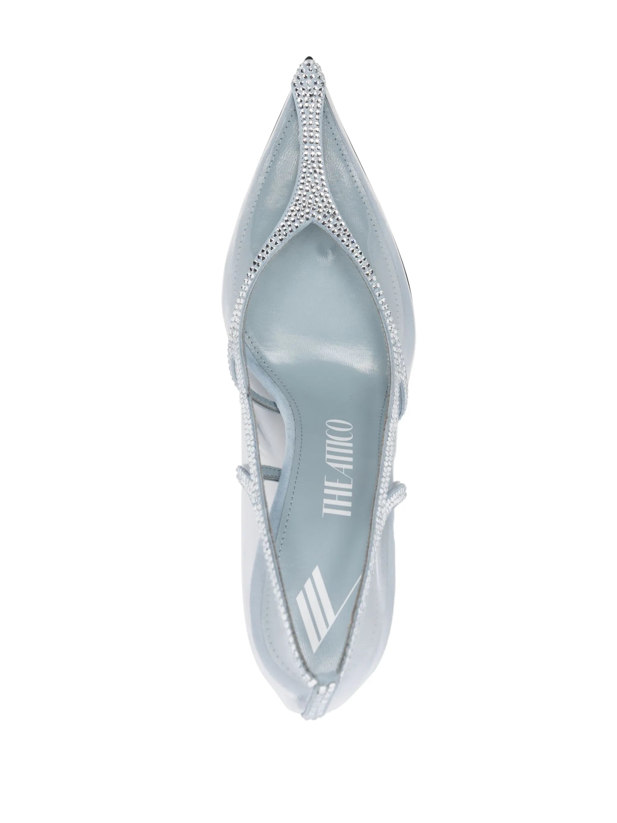 Venus 105mm transparent crystal pumps