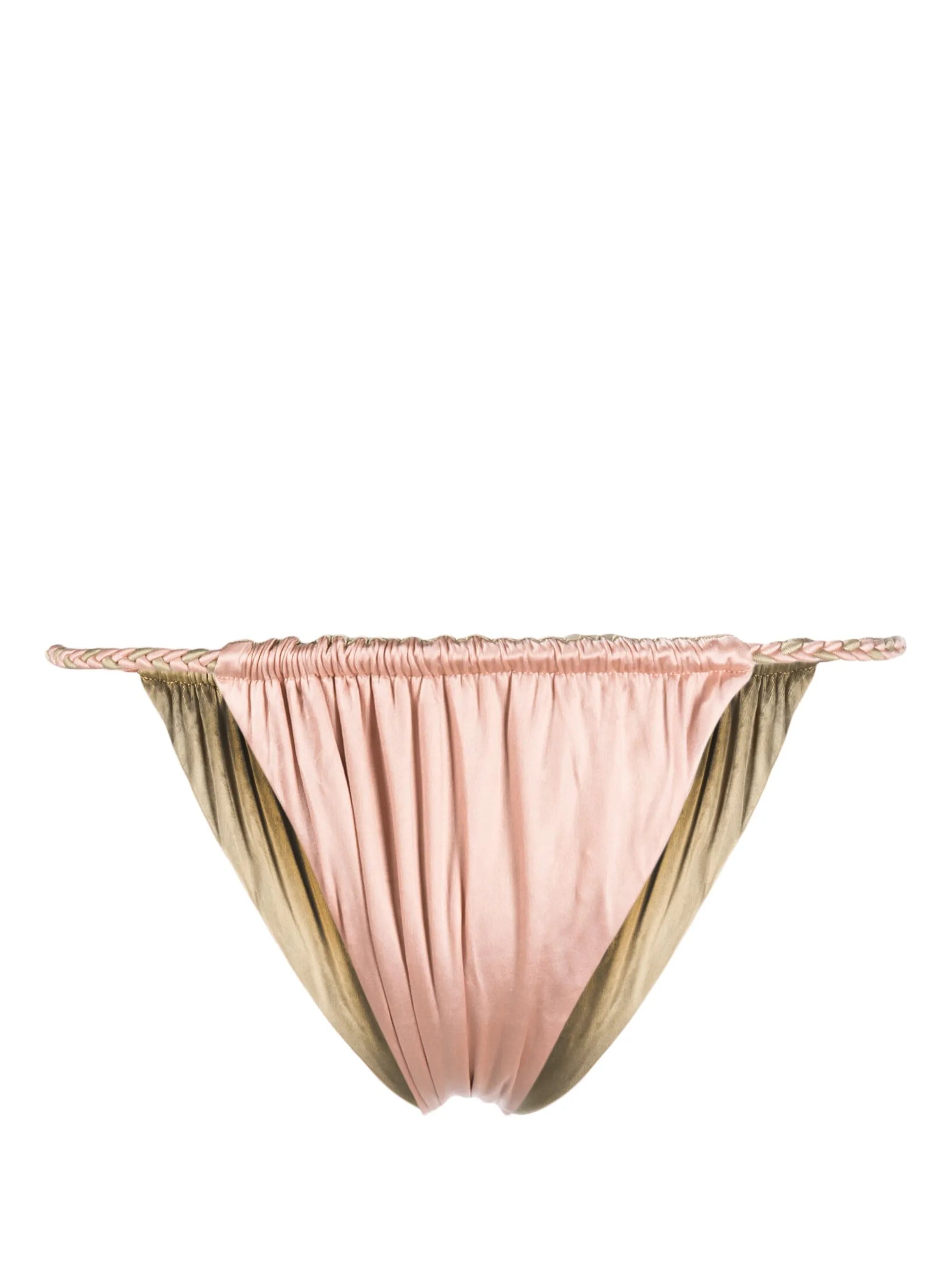 ruched bikini bottom