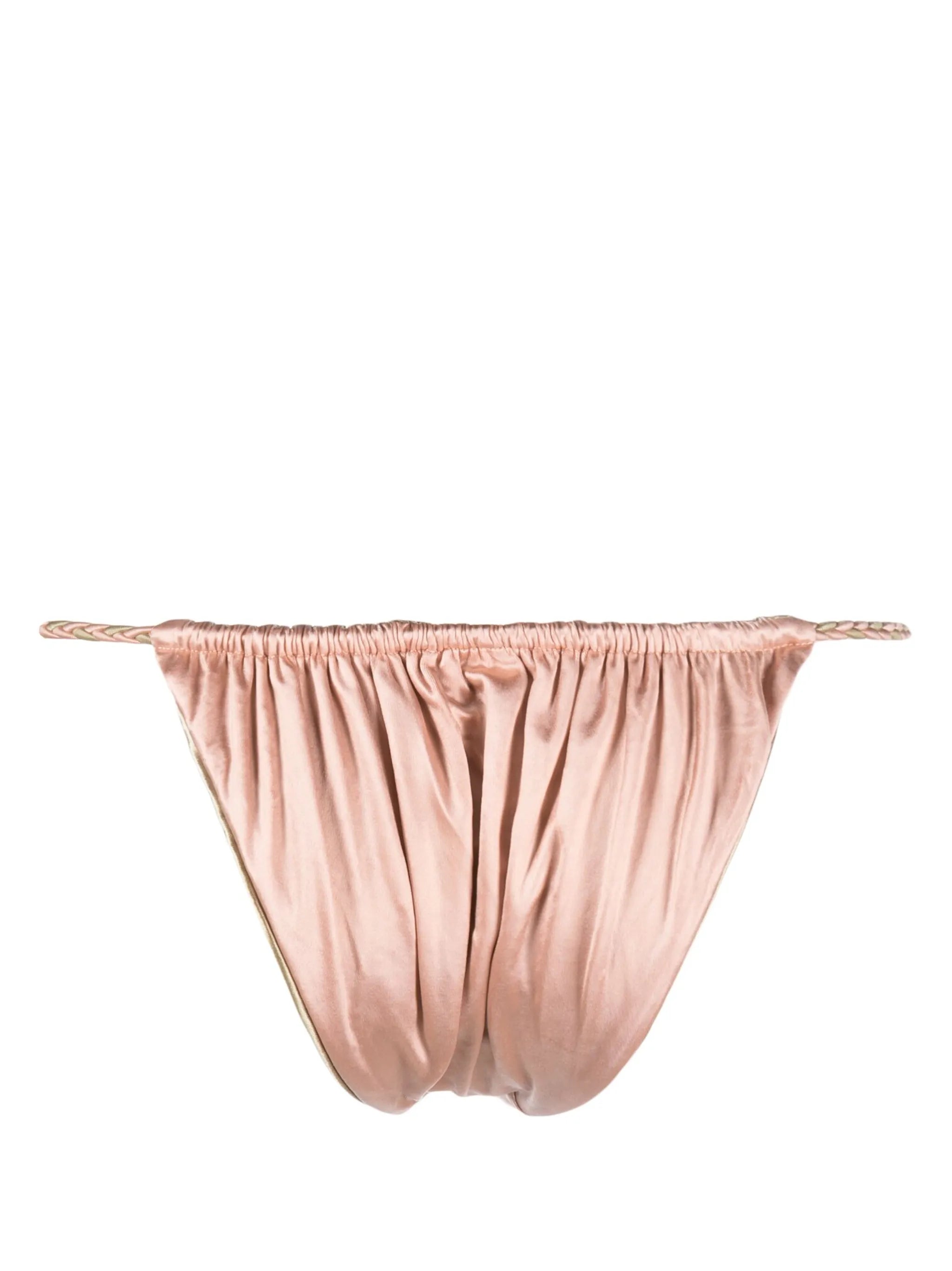 ruched bikini bottom