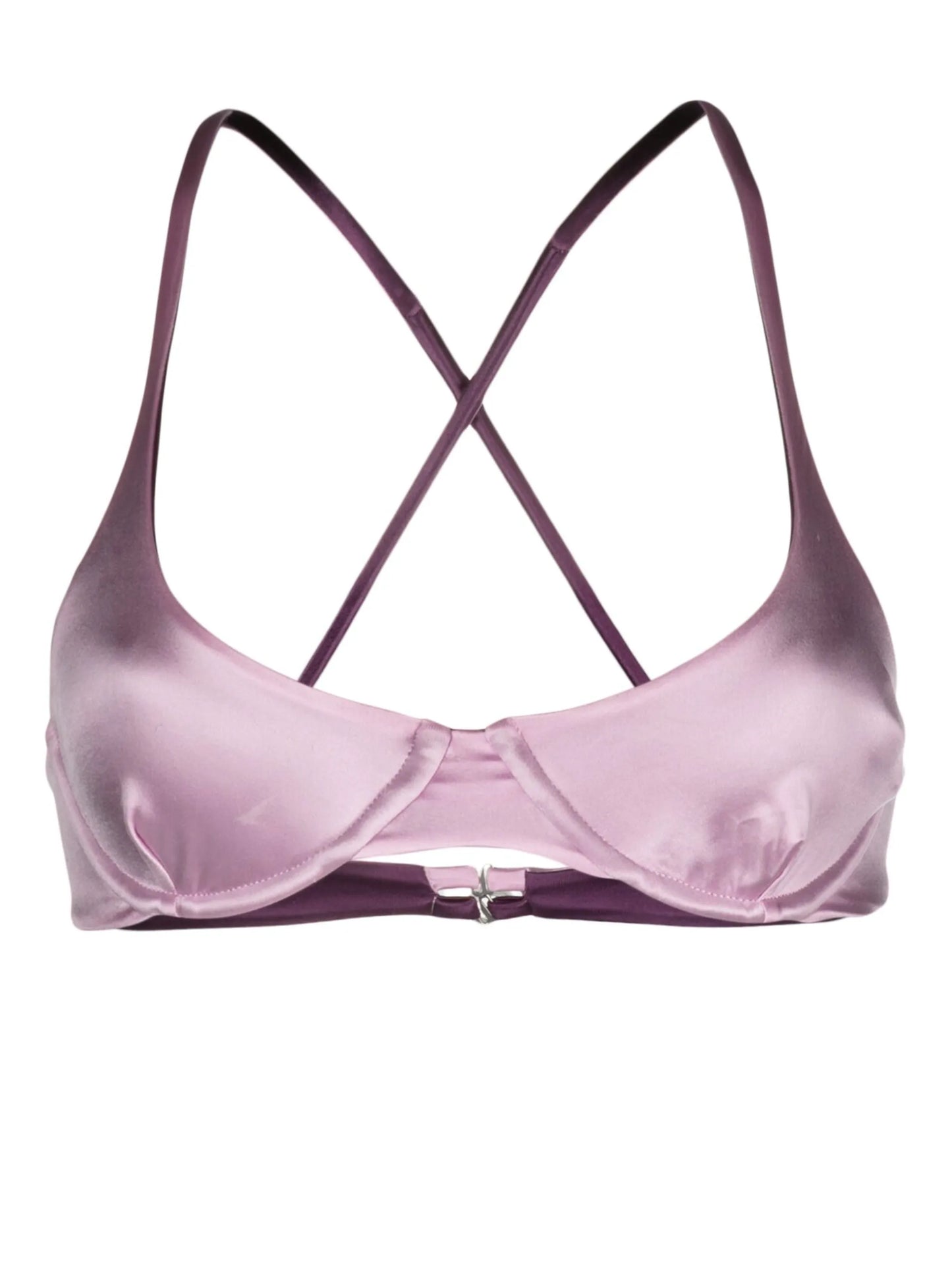 reversible crossover-strap bikini top
