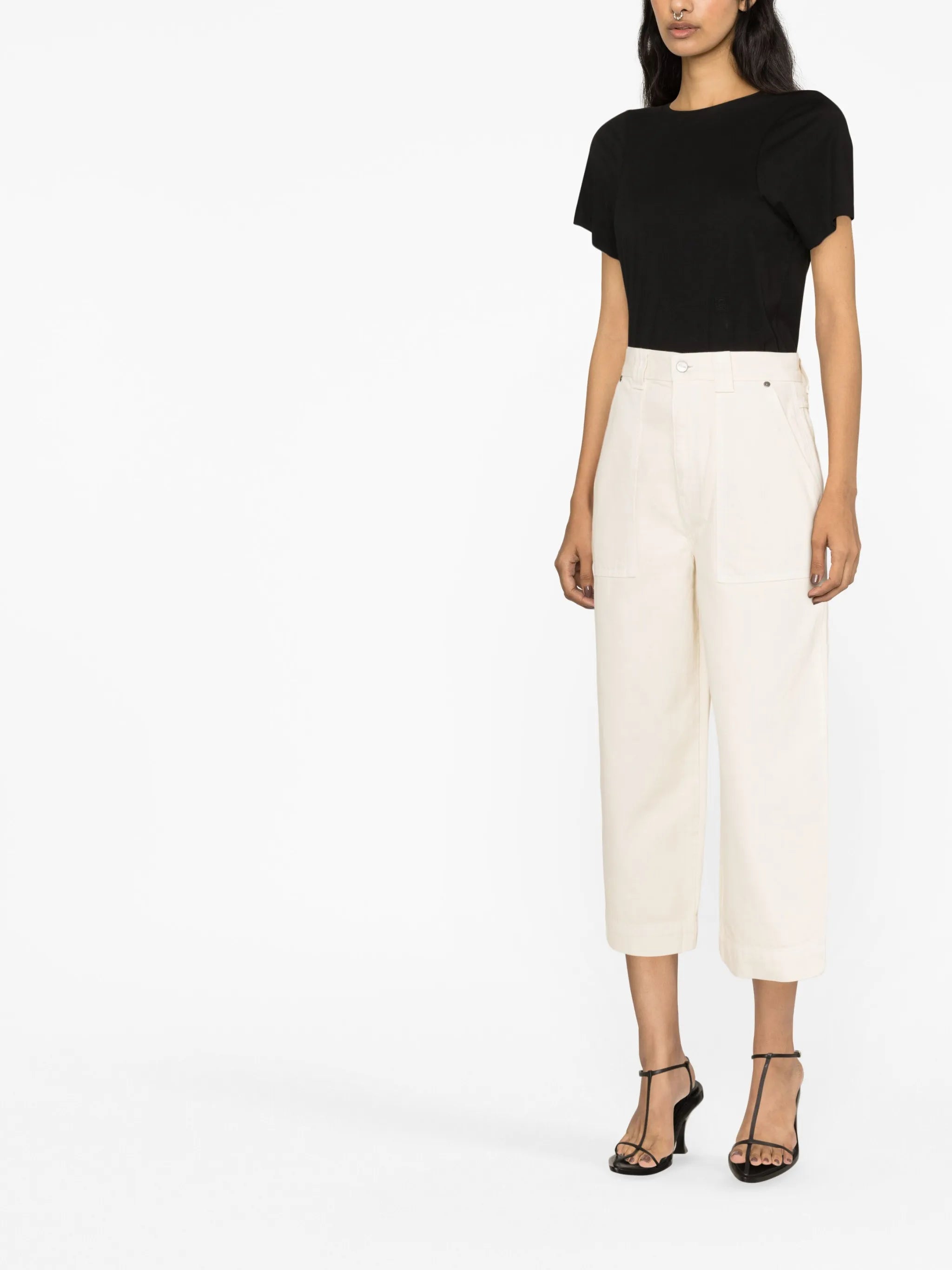 high-waisted boyfriend jeans