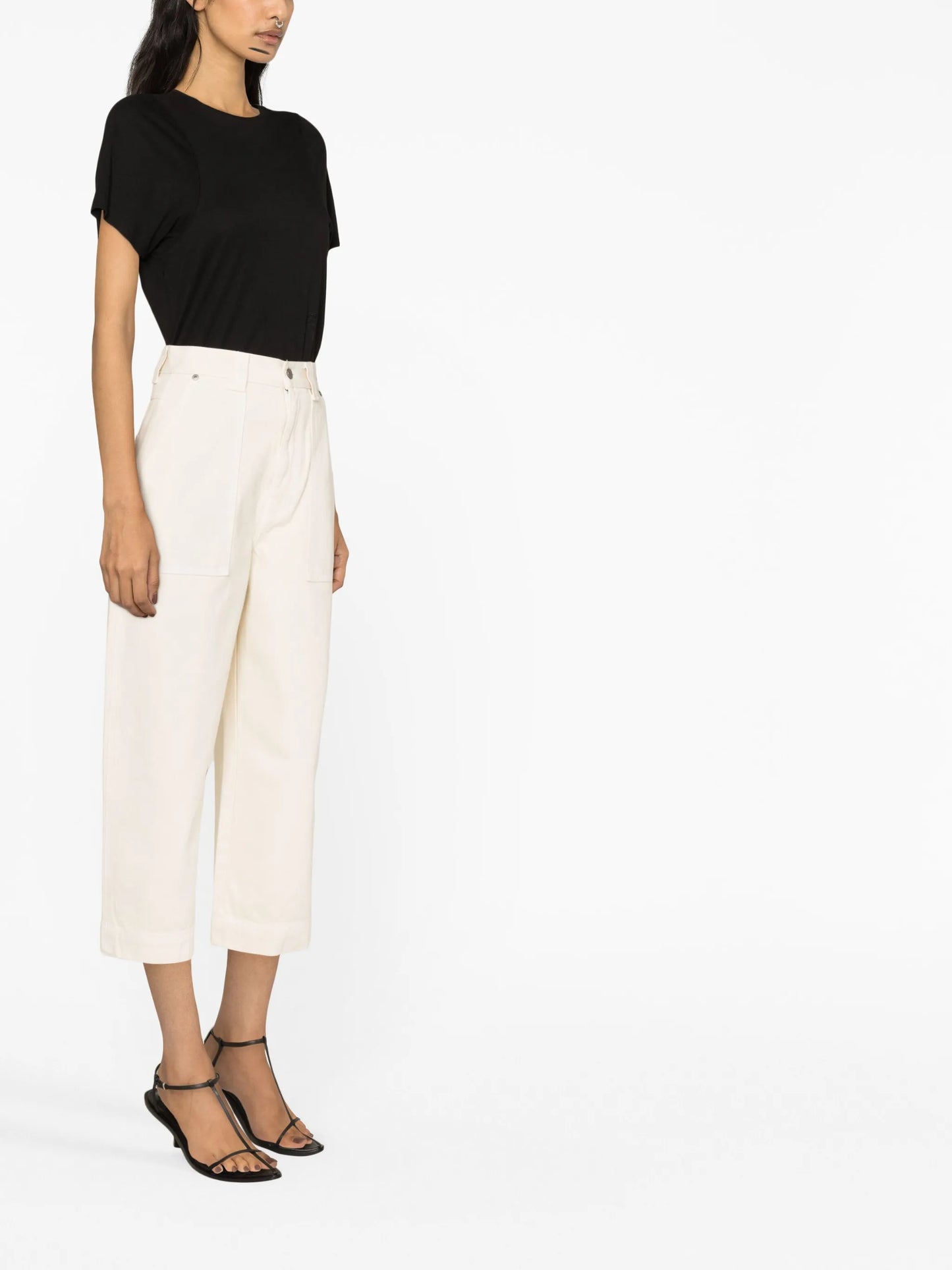 high-waisted boyfriend jeans