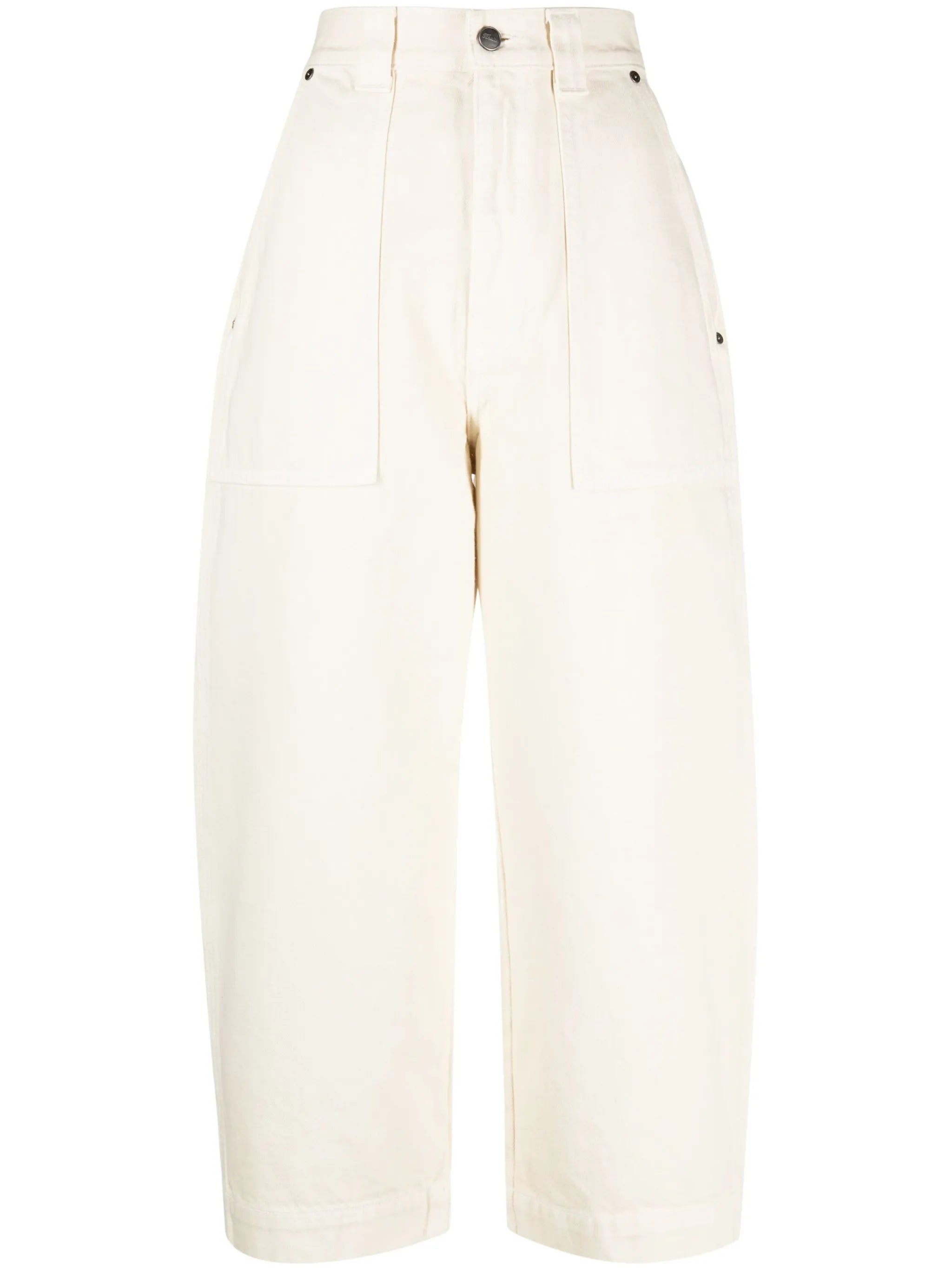 high-waisted boyfriend jeans