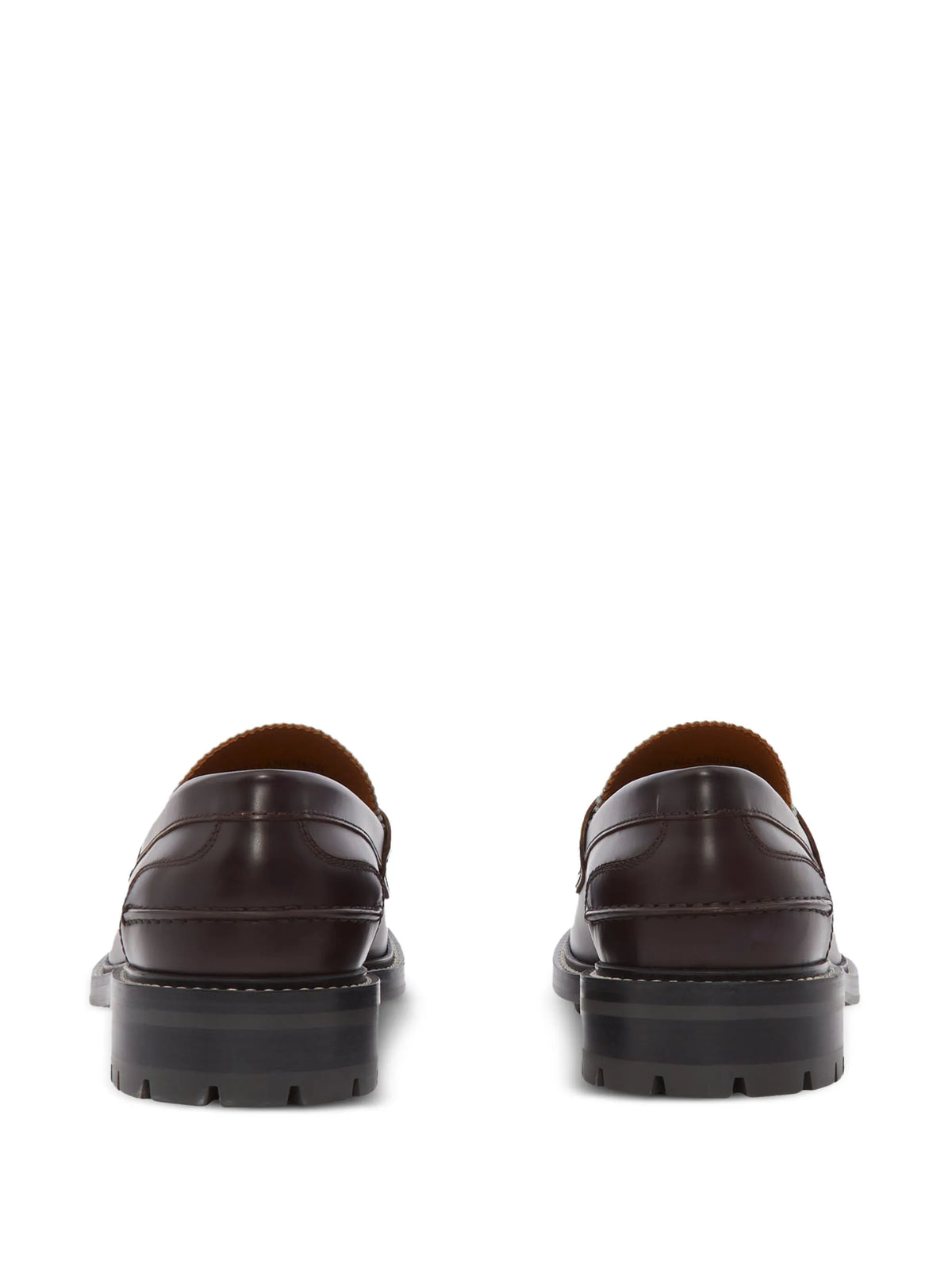 Vintage Check leather loafers