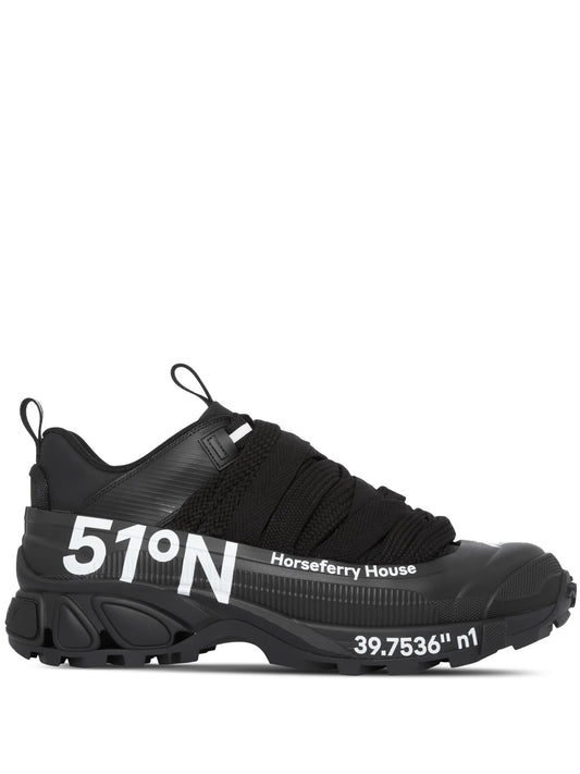 Arthur coordinates-print sneakers