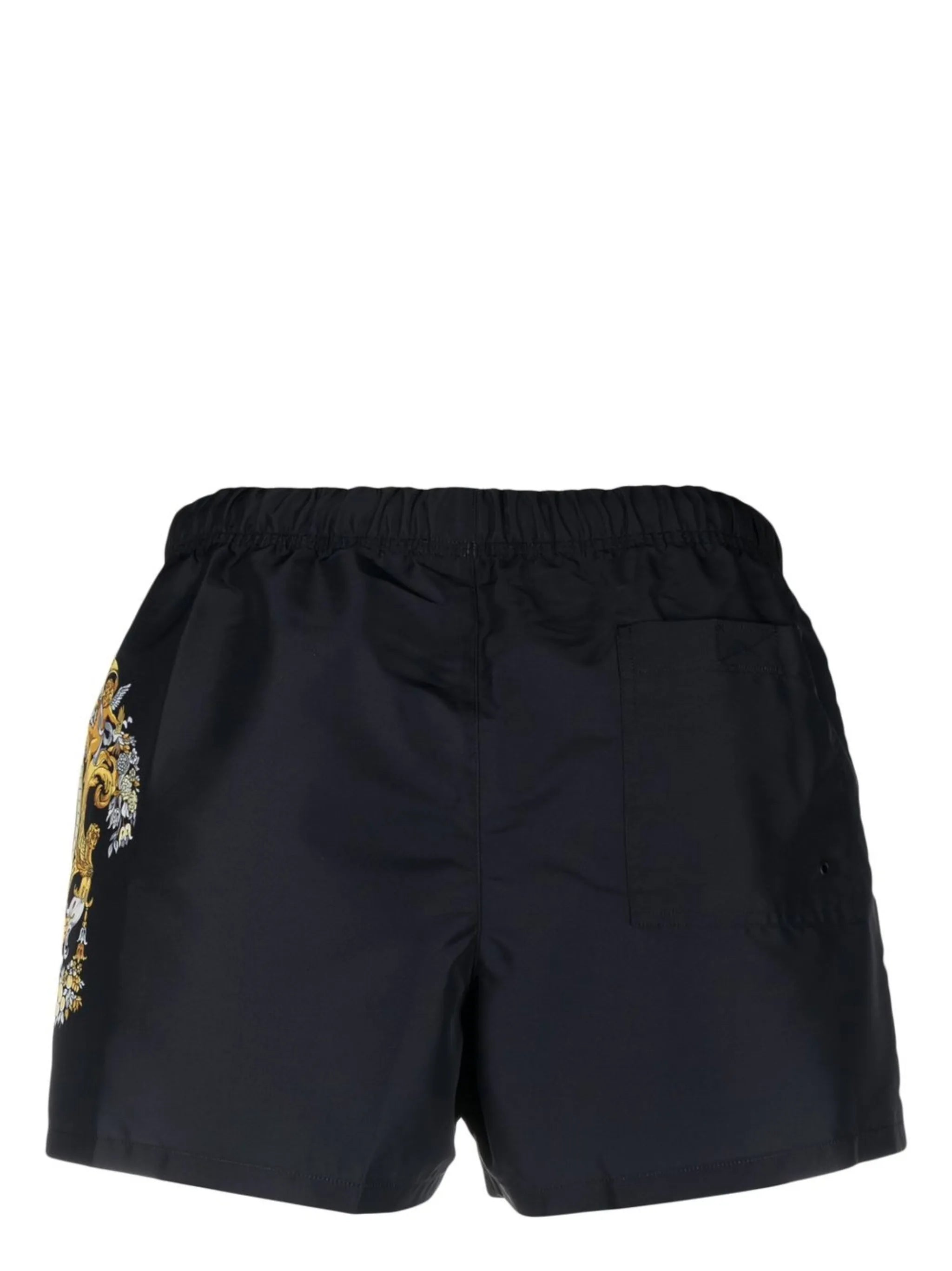 logo-print swim shorts