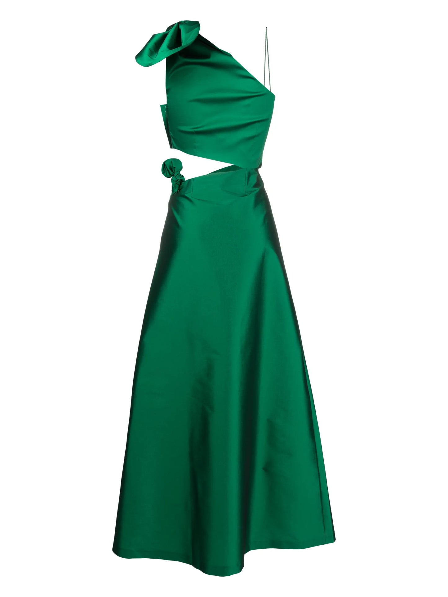 Carlotta satin midi dress