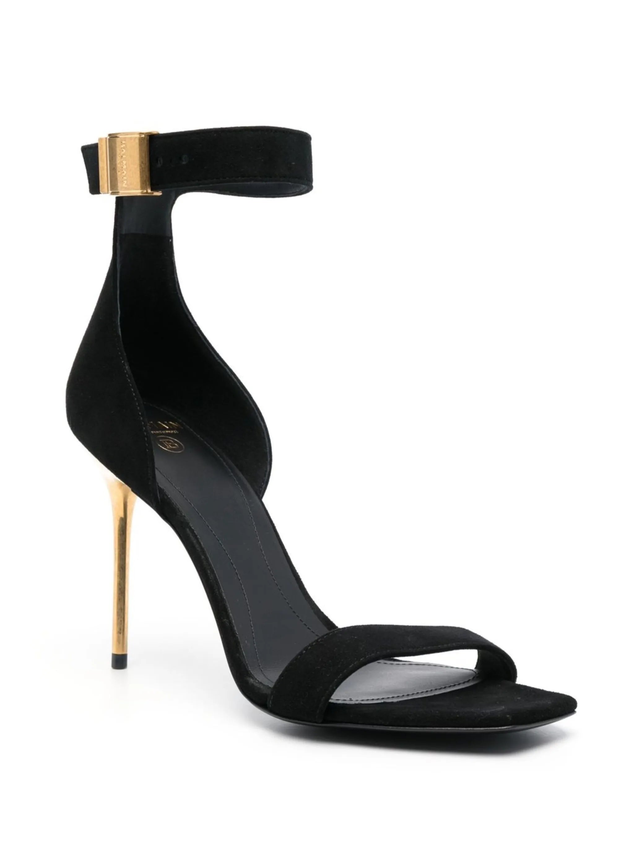 suede 110mm strappy sandals