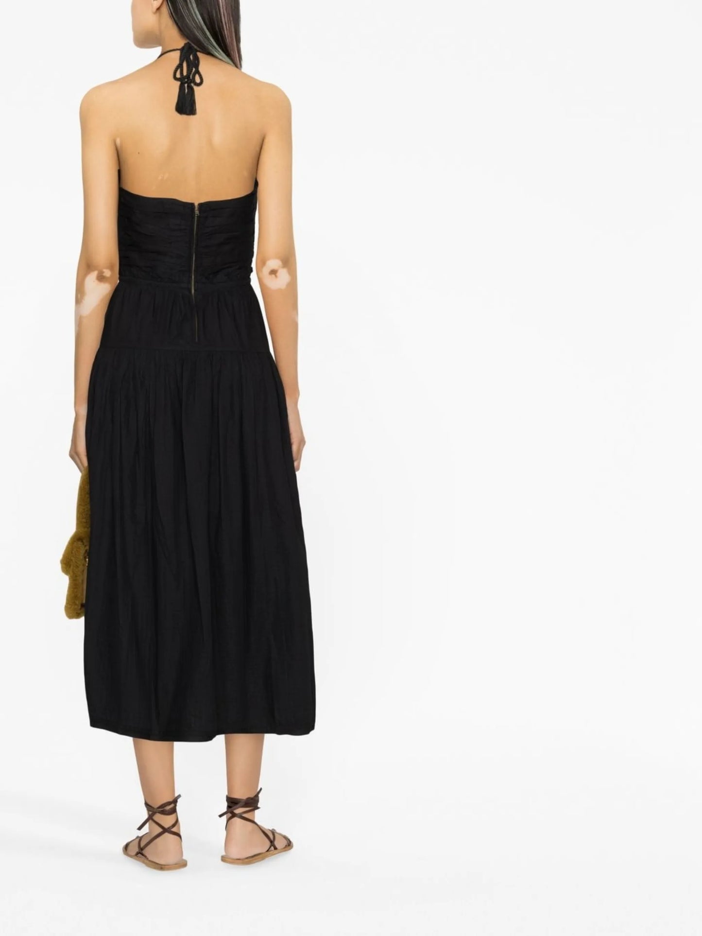 Ella halterneck midi dress