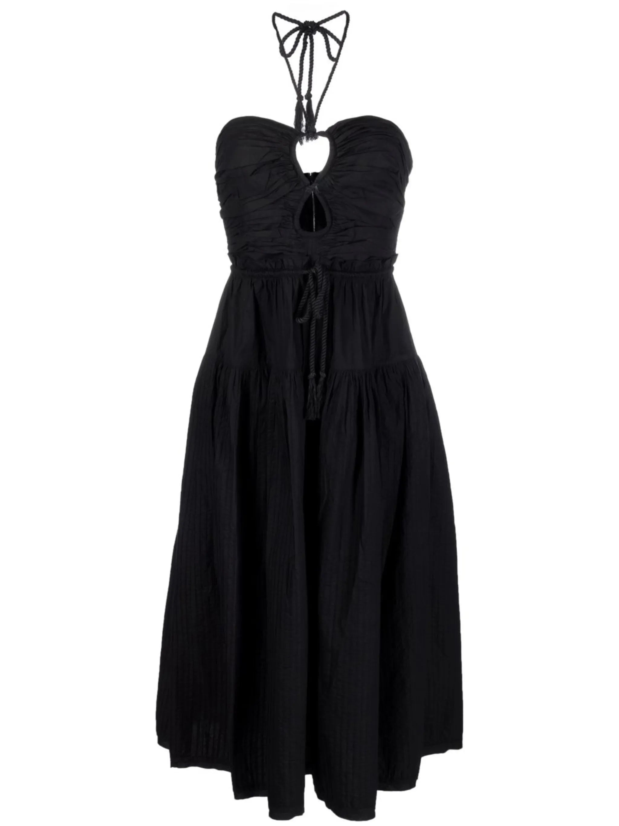 Ella halterneck midi dress