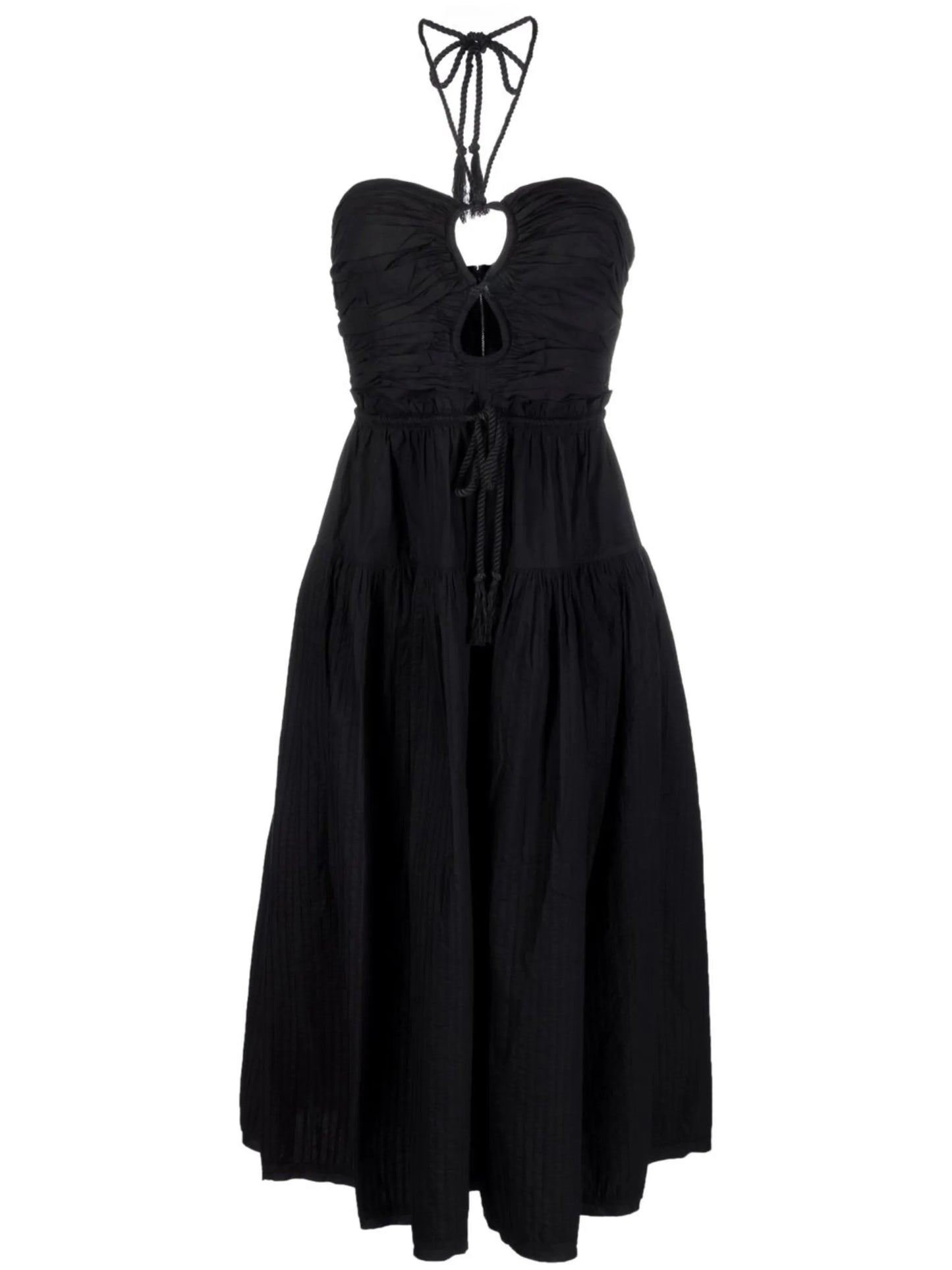 Ella halterneck midi dress