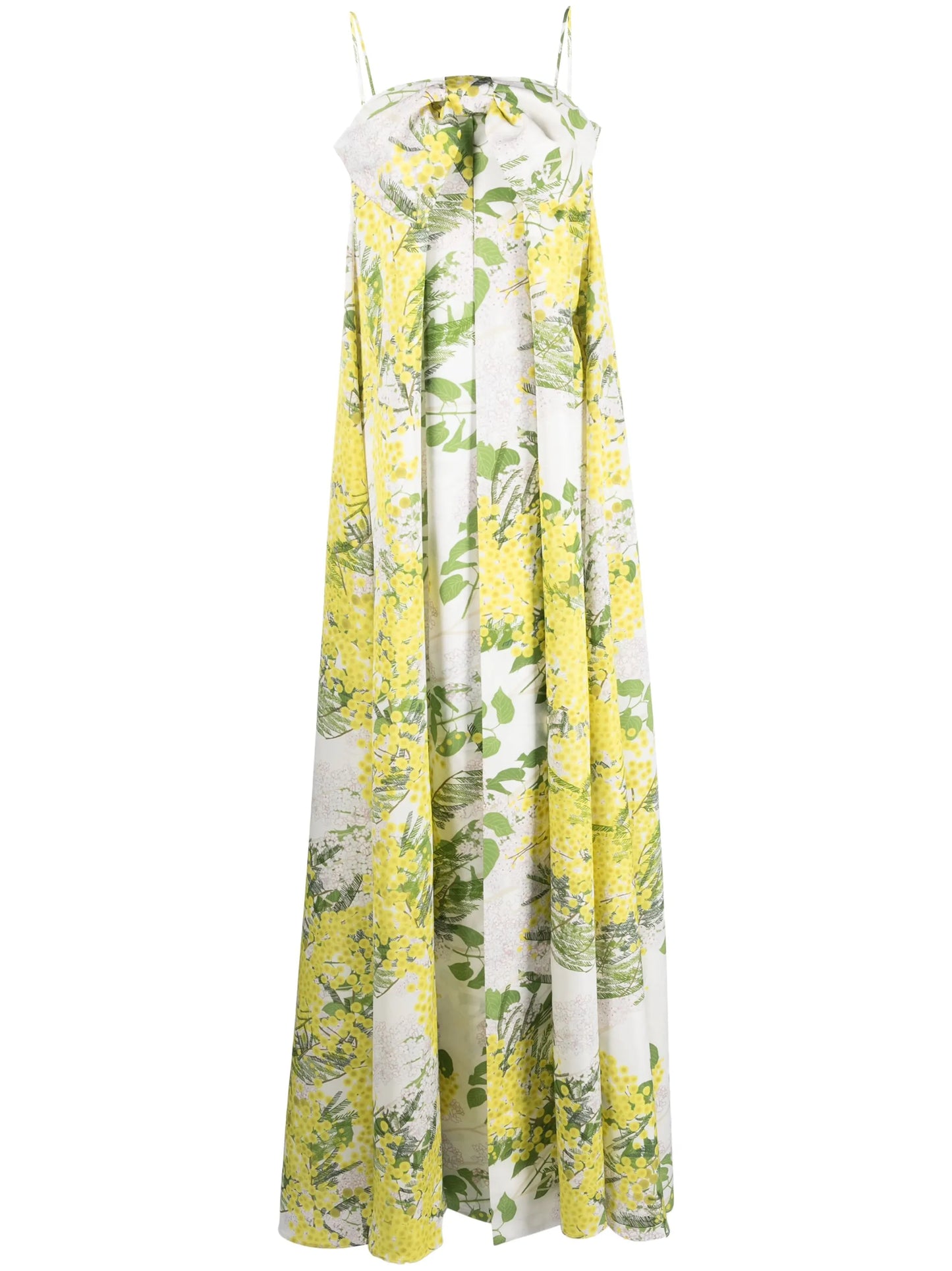 Estelle bow-detail maxi dress