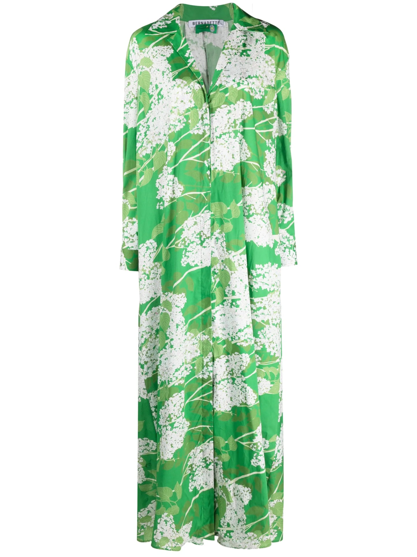 Gregory floral-print shirt dress