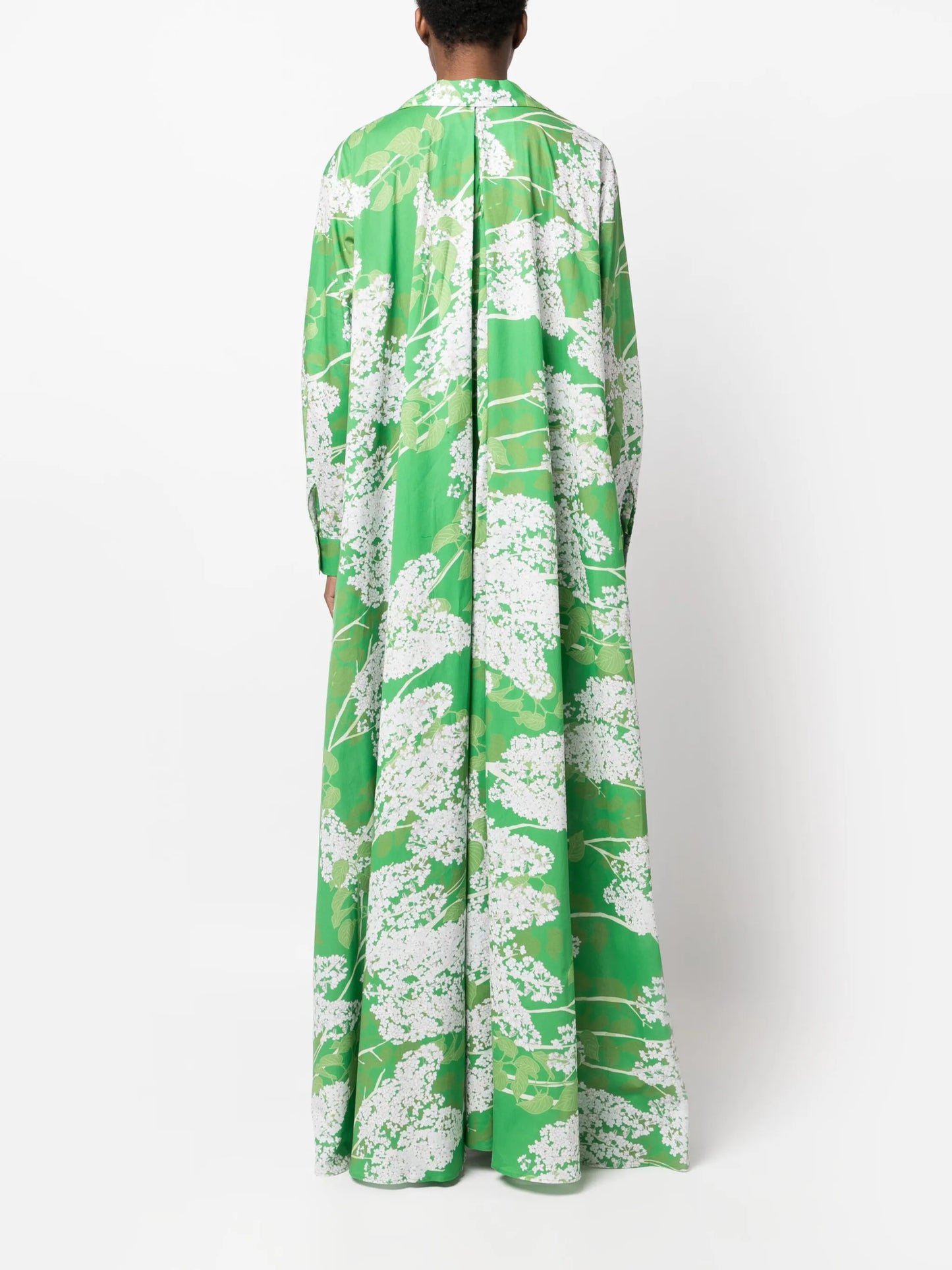 Gregory floral-print shirt dress