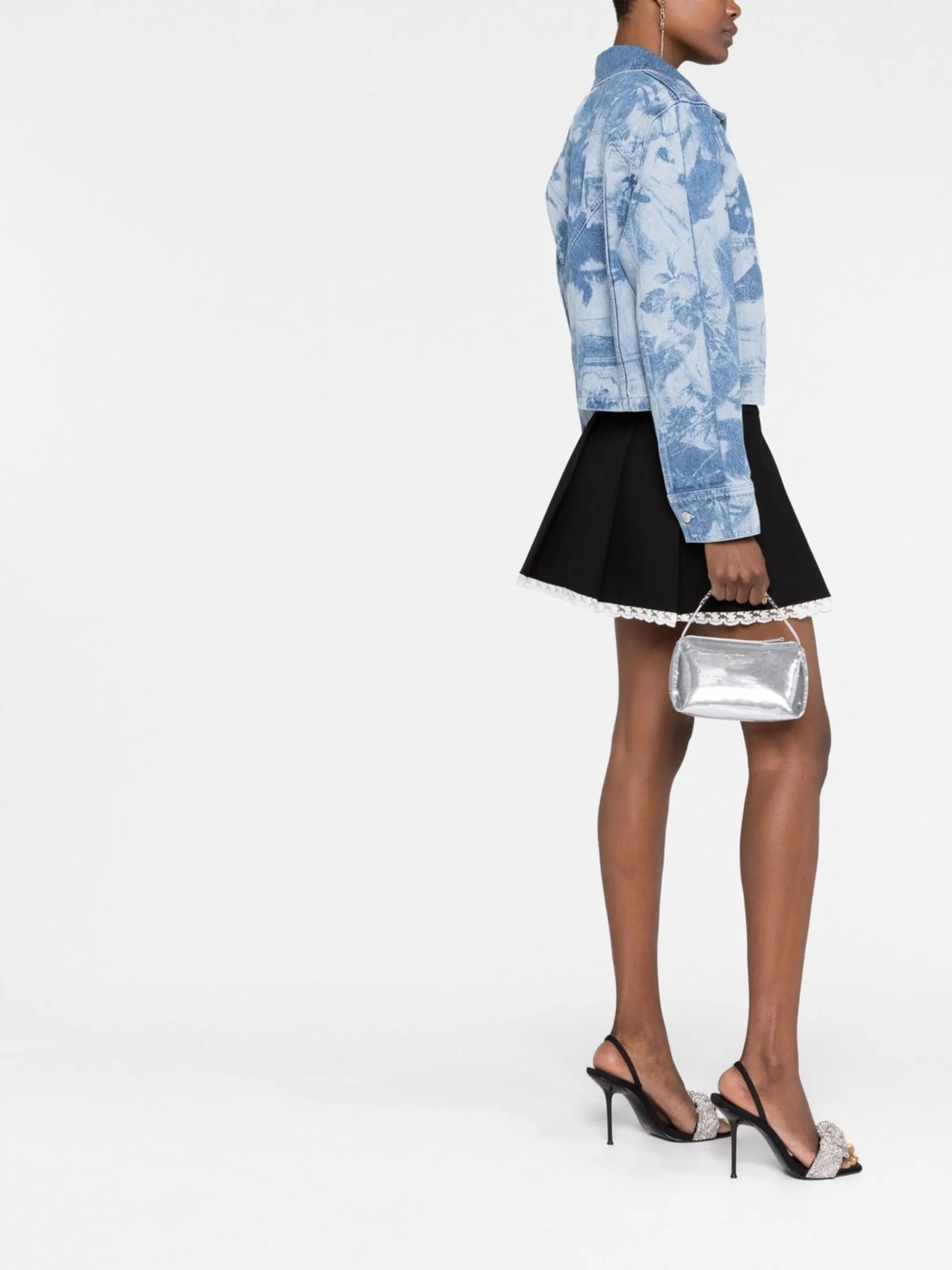 sequin-embellished mini bags