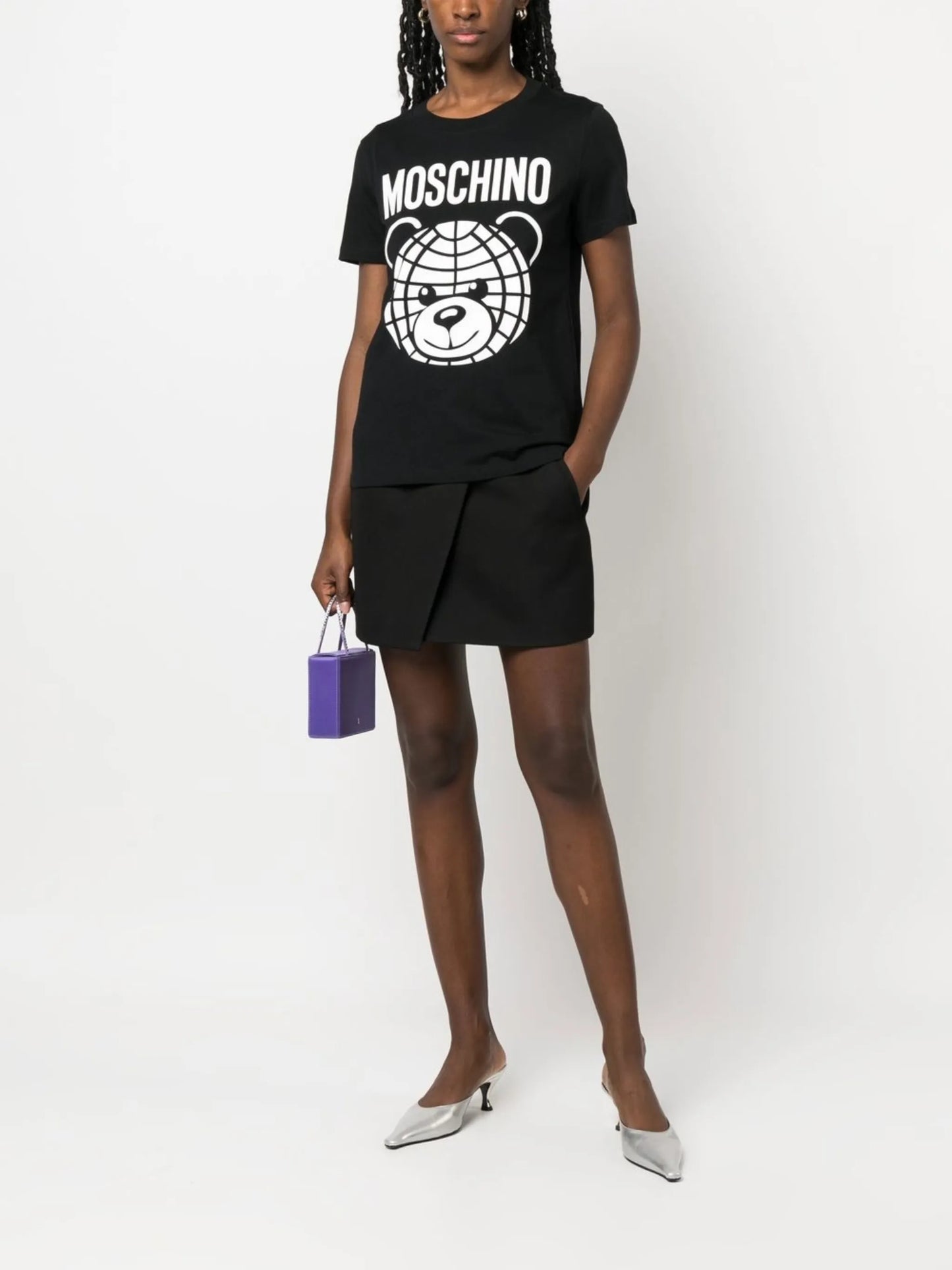 logo-print detail T-shirt