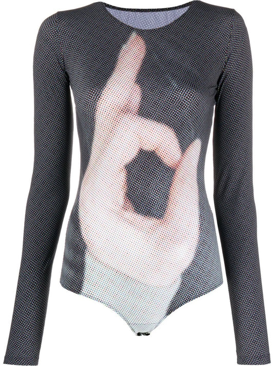 6 hand-print bodysuit