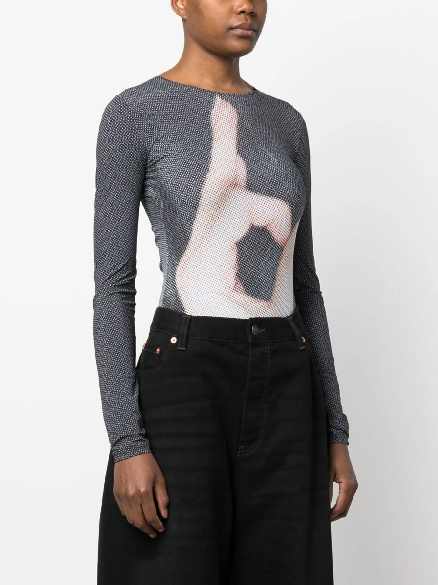 6 hand-print bodysuit