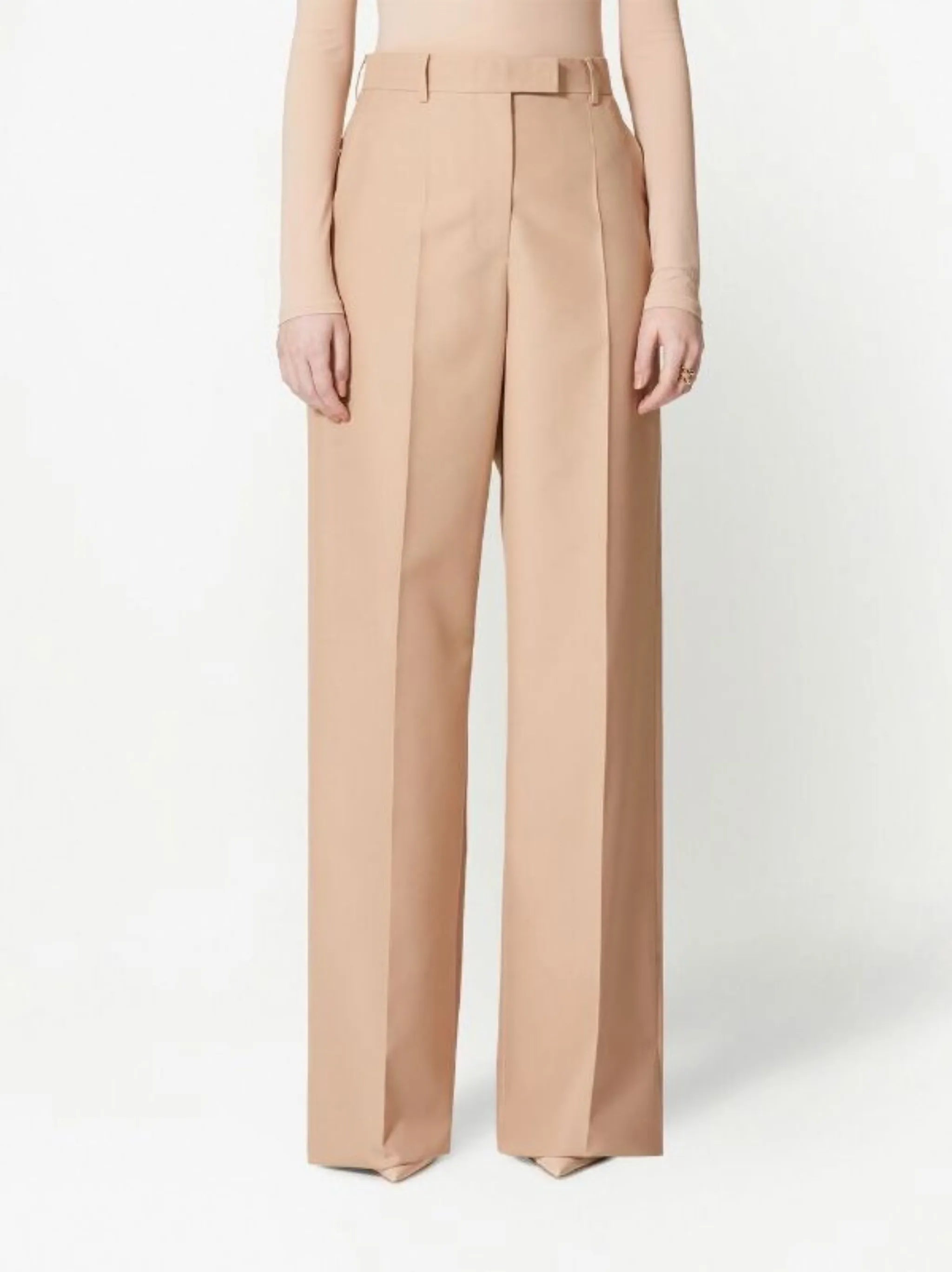 high-waist trousers