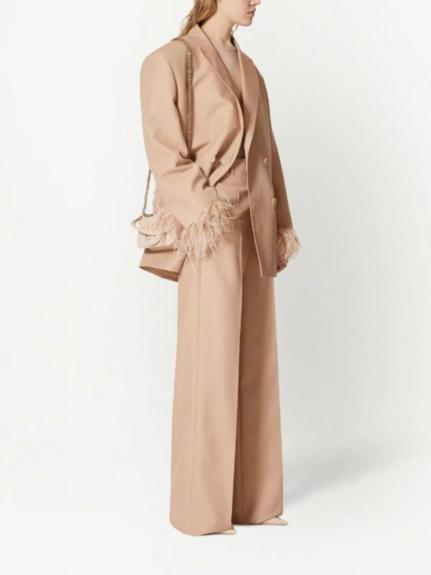 high-waist trousers