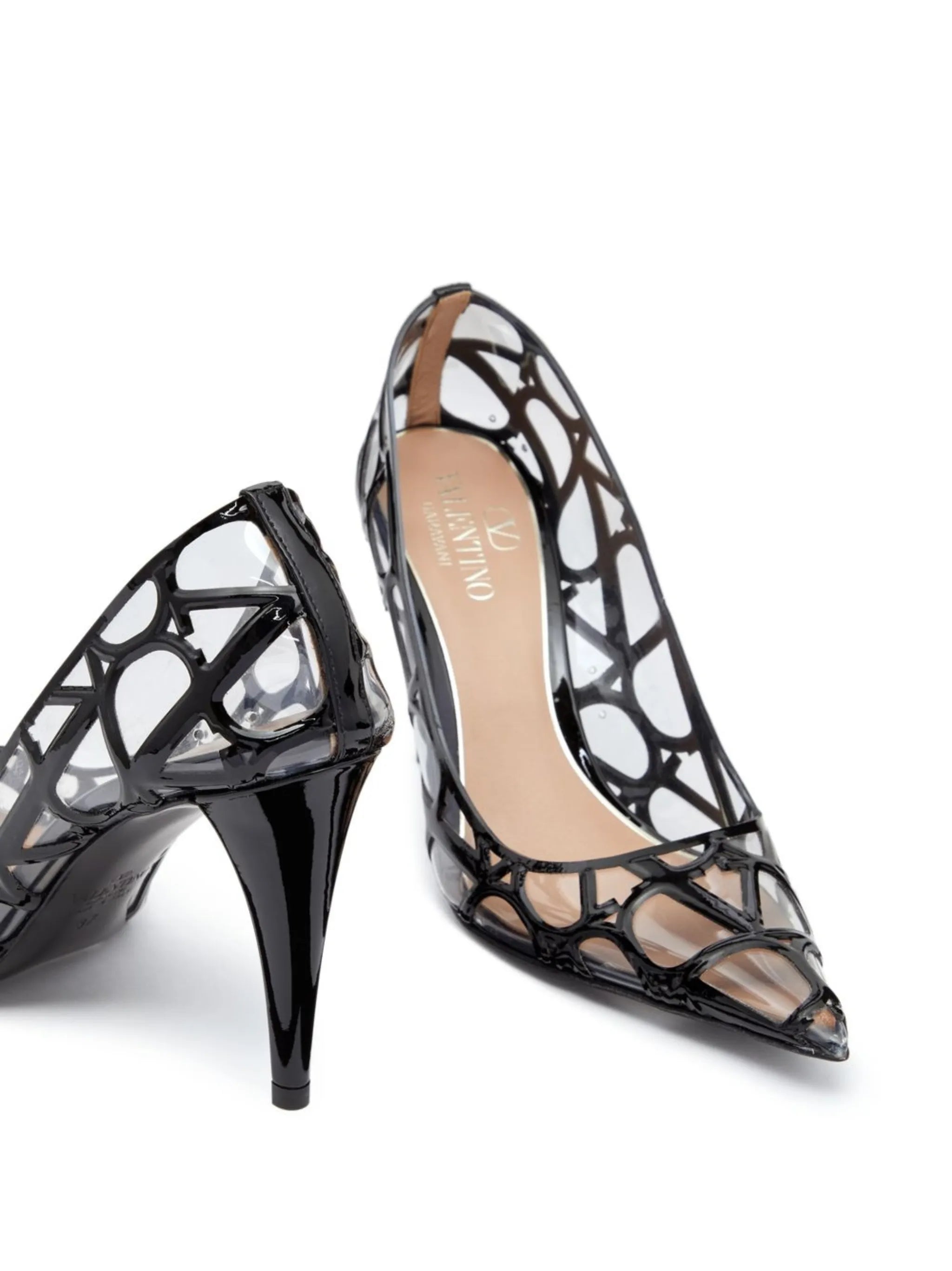 90mm Toile Iconographe pumps