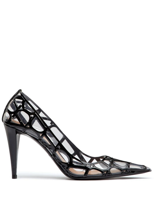90mm Toile Iconographe pumps