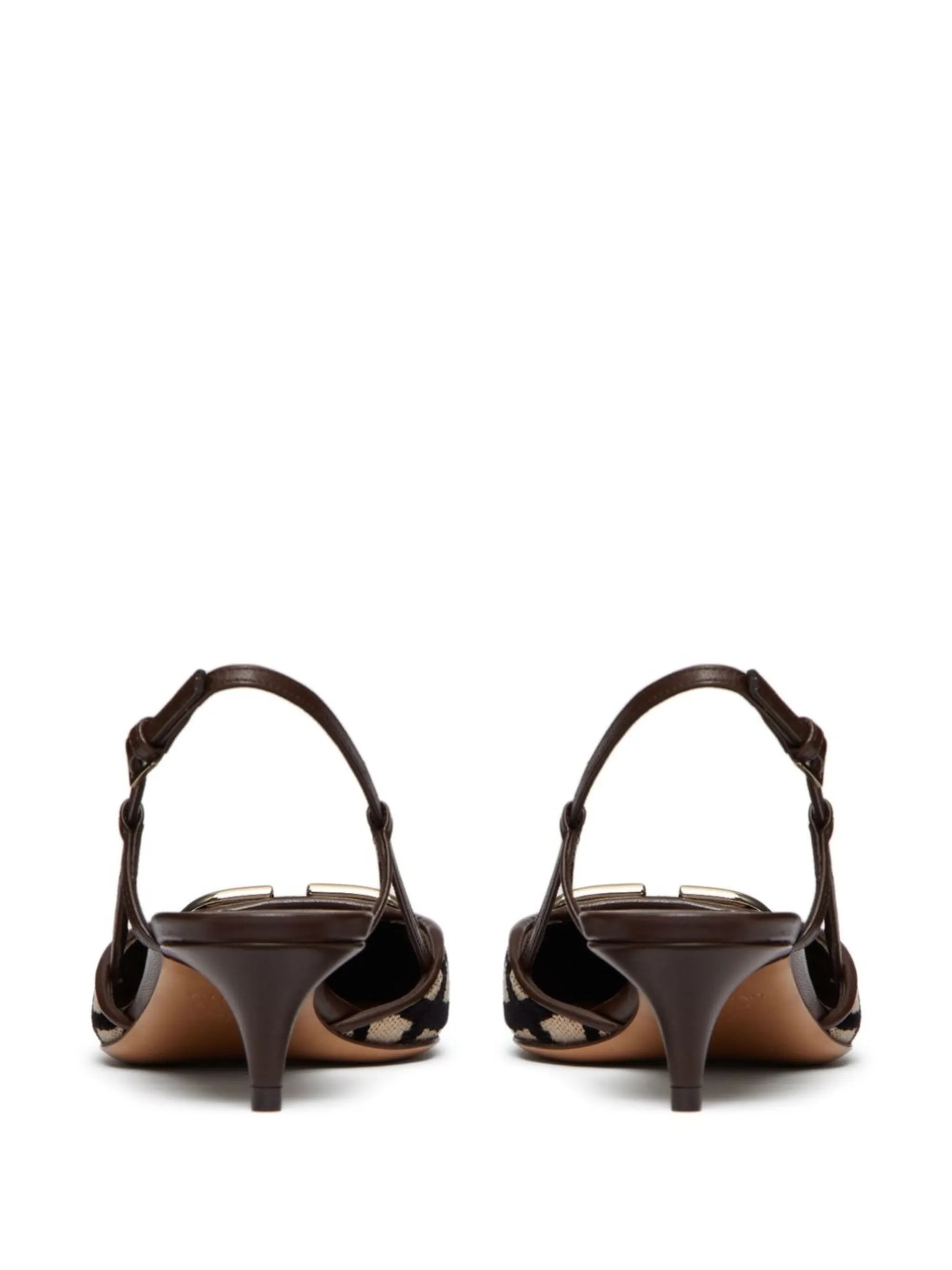40mm VLogo Signature slingback pumps